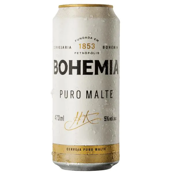 Cerveja Bohemia Puro Malte 473ml (Lata)