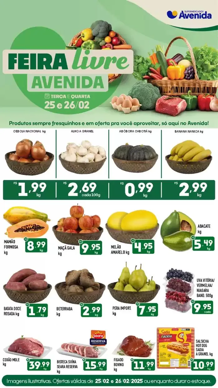 Encarte de Especial de Ofertas 25 de fevereiro até 2 de março 2025 - Pagina 1