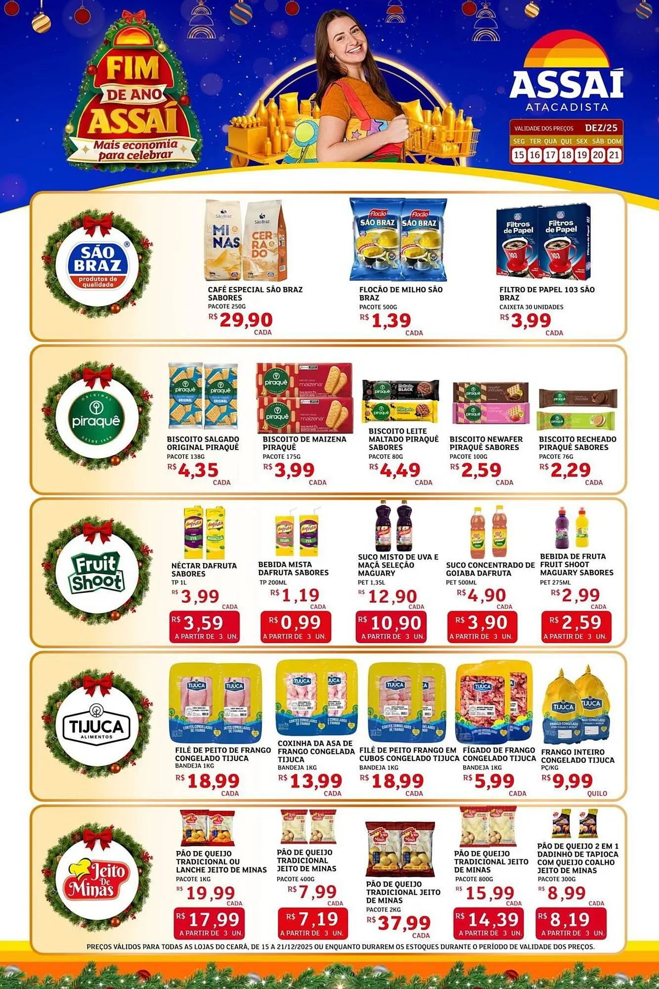 Encarte de Encarte Assaí Atacadista 15 de dezembro até 21 de dezembro 2025 - Pagina 1