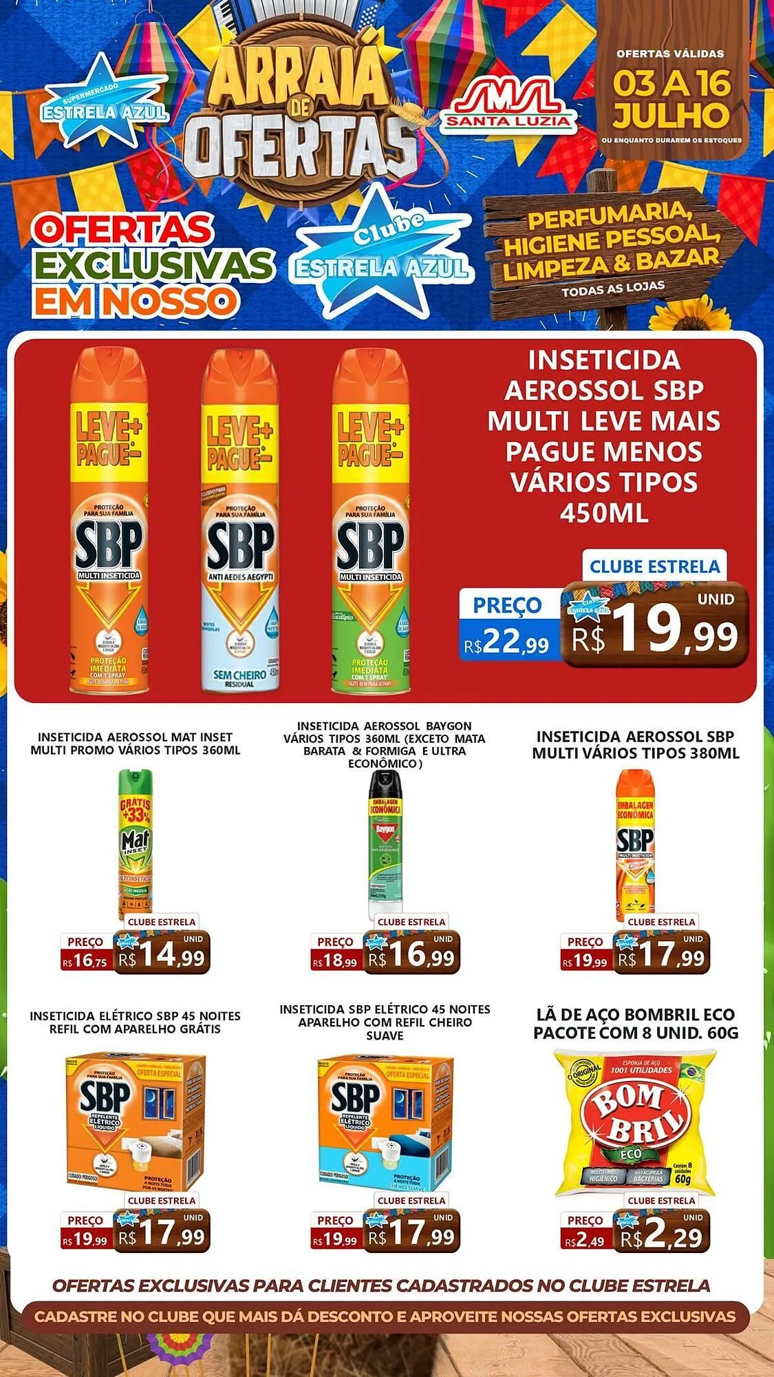 Encarte de Catálogo Supermercado Estrela Azul 3 de julho até 16 de julho 2025 - Pagina 9