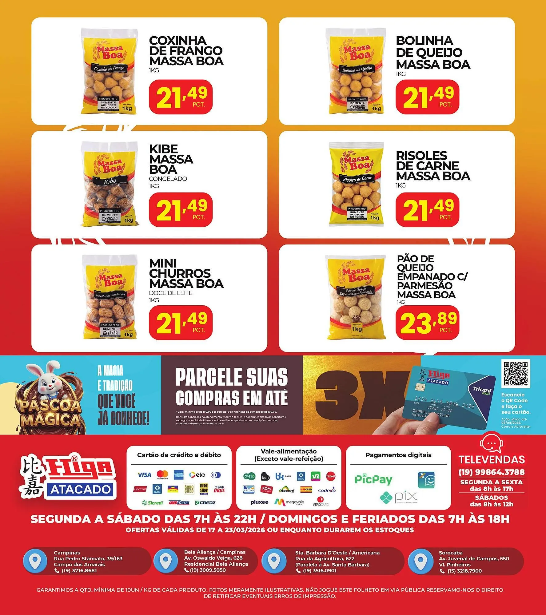 Encarte de Folheto Higa Atacado 17 de março até 23 de março 2026 - Pagina 2