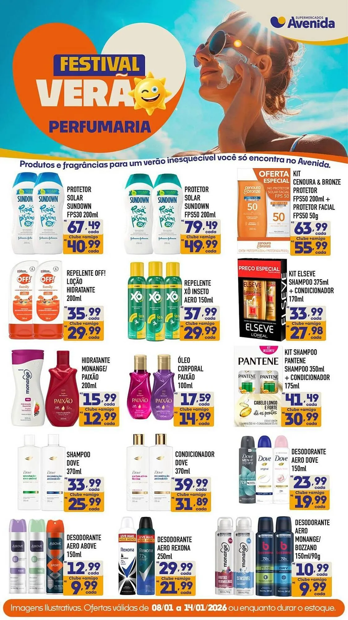 Encarte de Catálogo Supermercados Avenida 8 de janeiro até 14 de janeiro 2026 - Pagina 1