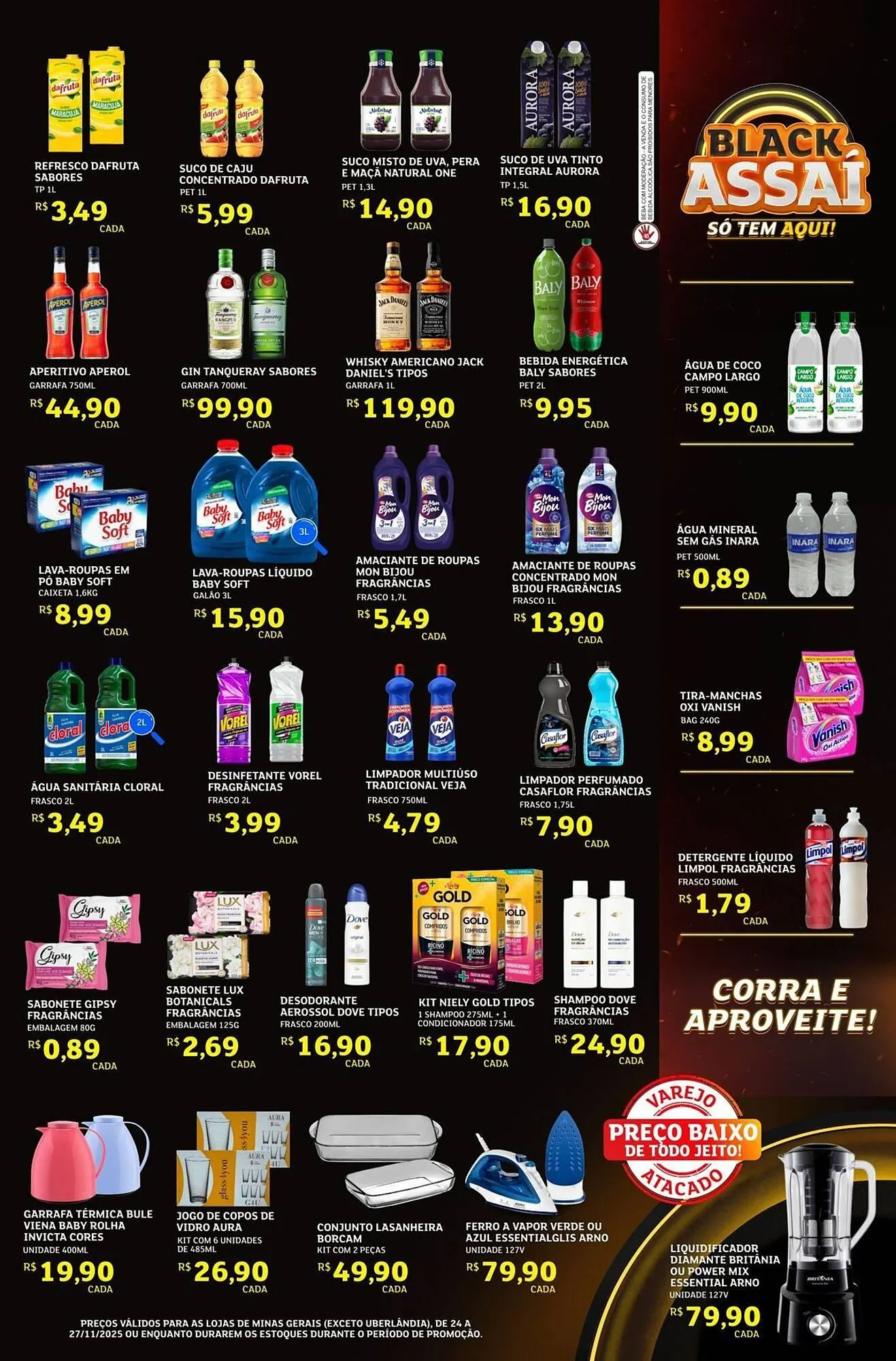 Encarte de Encarte Assaí Atacadista 24 de novembro até 27 de novembro 2025 - Pagina 3