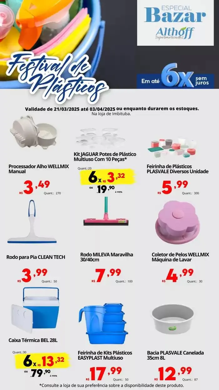 Encarte de Encarte Bazar - F01. 21 de março até 3 de abril 2025 - Pagina 4