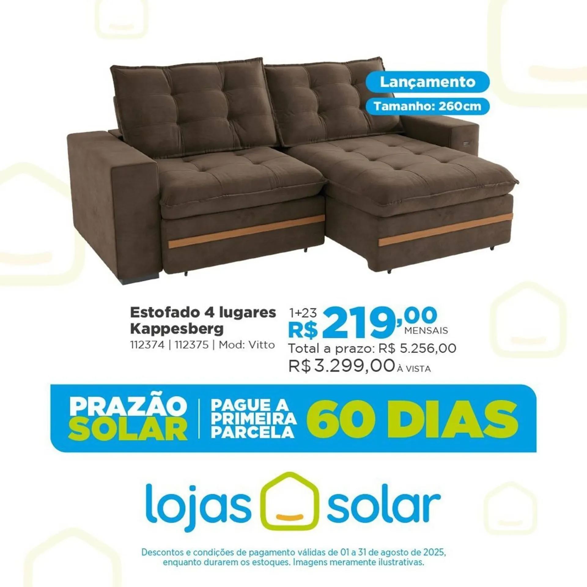 Encarte de Catálogo Lojas Solar 1 de agosto até 31 de agosto 2025 - Pagina 4
