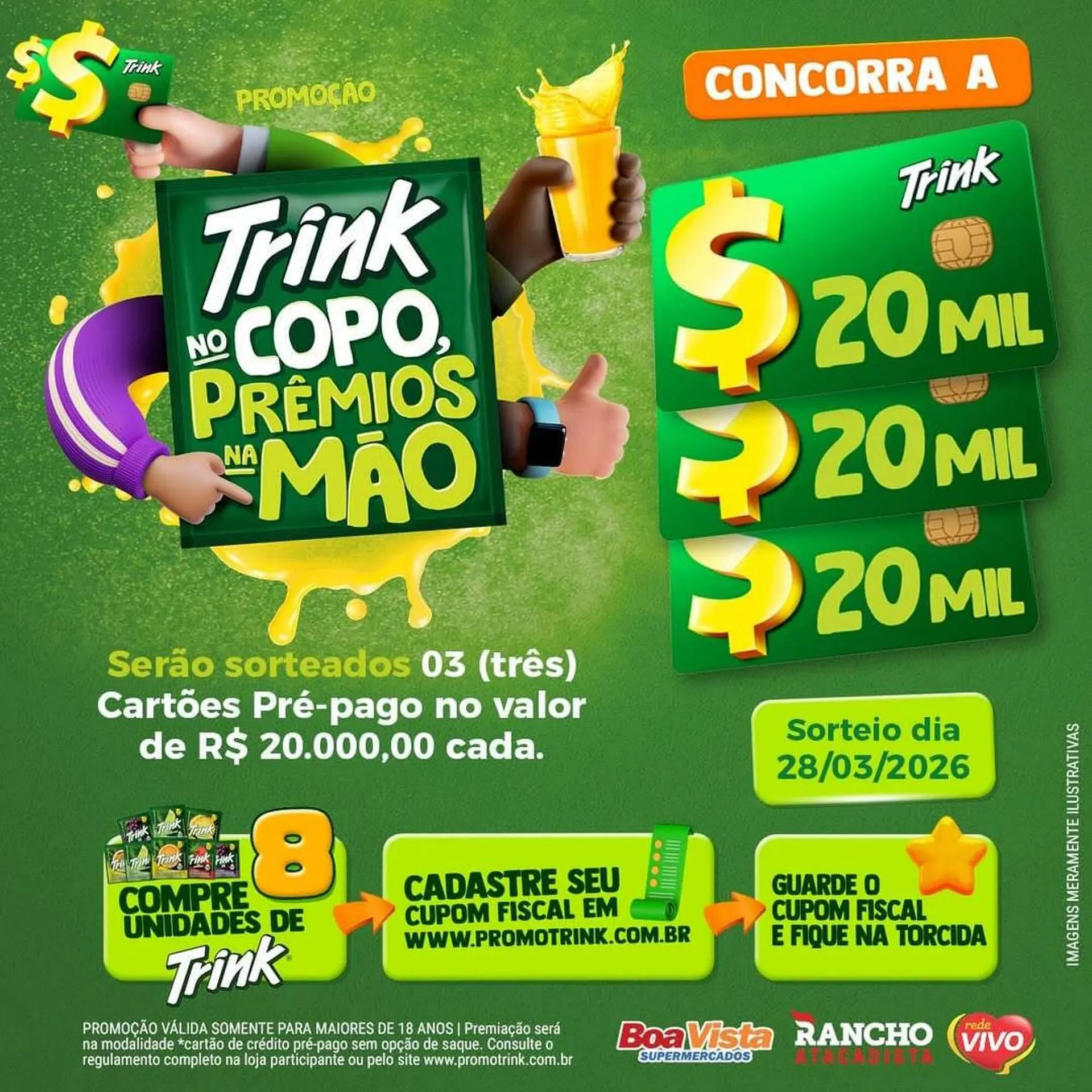 Encarte de Encarte Rede Vivo 3 de março até 28 de março 2026 - Pagina 1