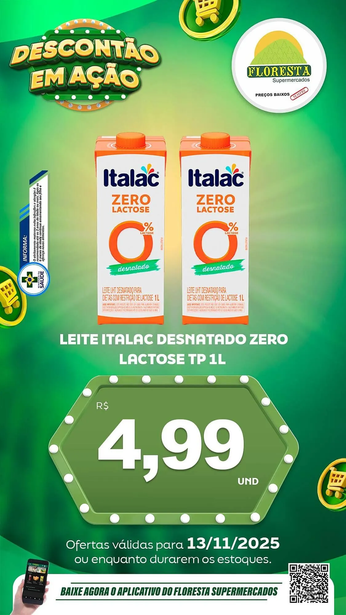 Encarte de Catálogo Floresta Supermercados 13 de novembro até 15 de novembro 2025 - Pagina 13