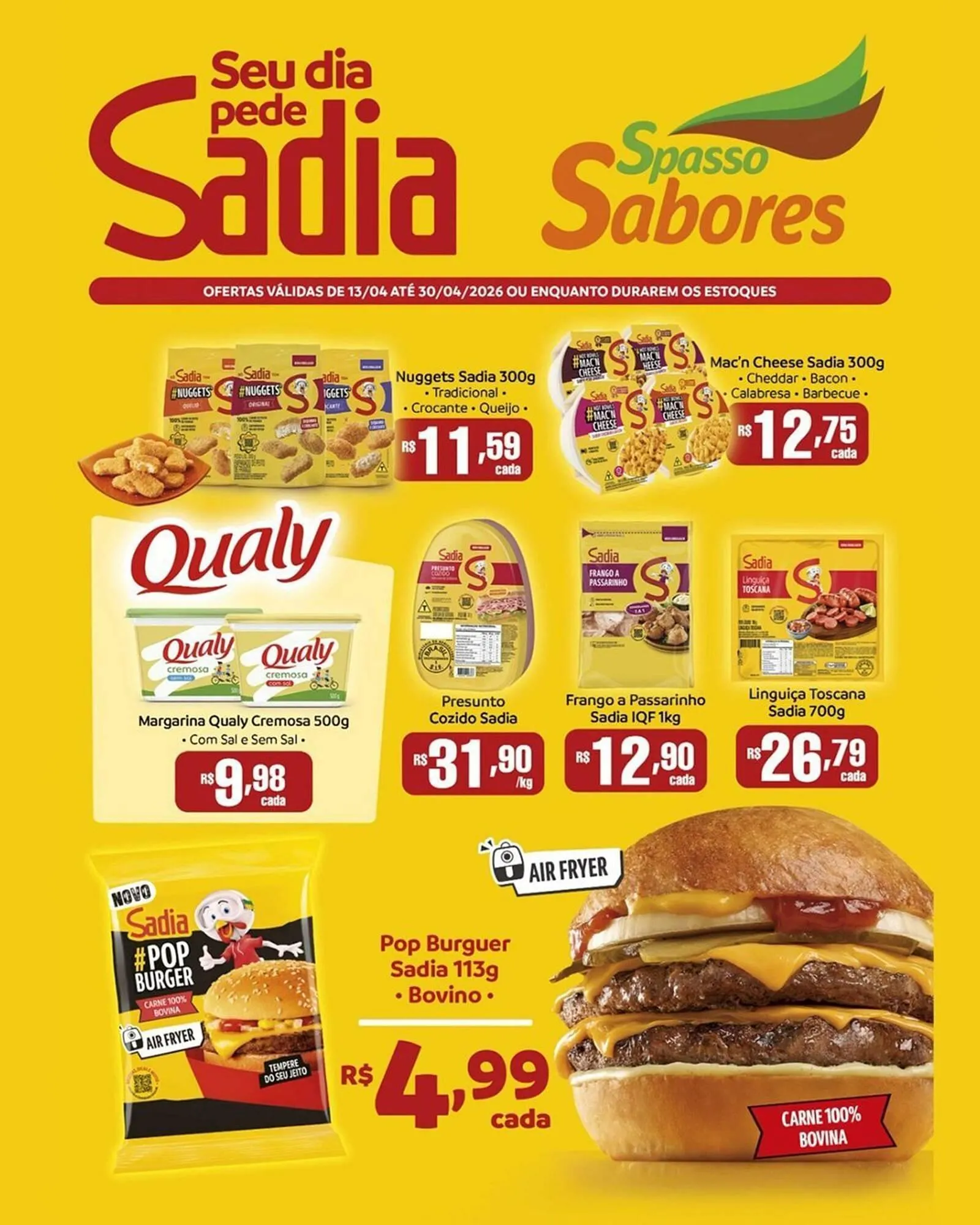 Encarte de Folheto Spasso Sabores 16 de abril até 30 de abril 2026 - Pagina 3