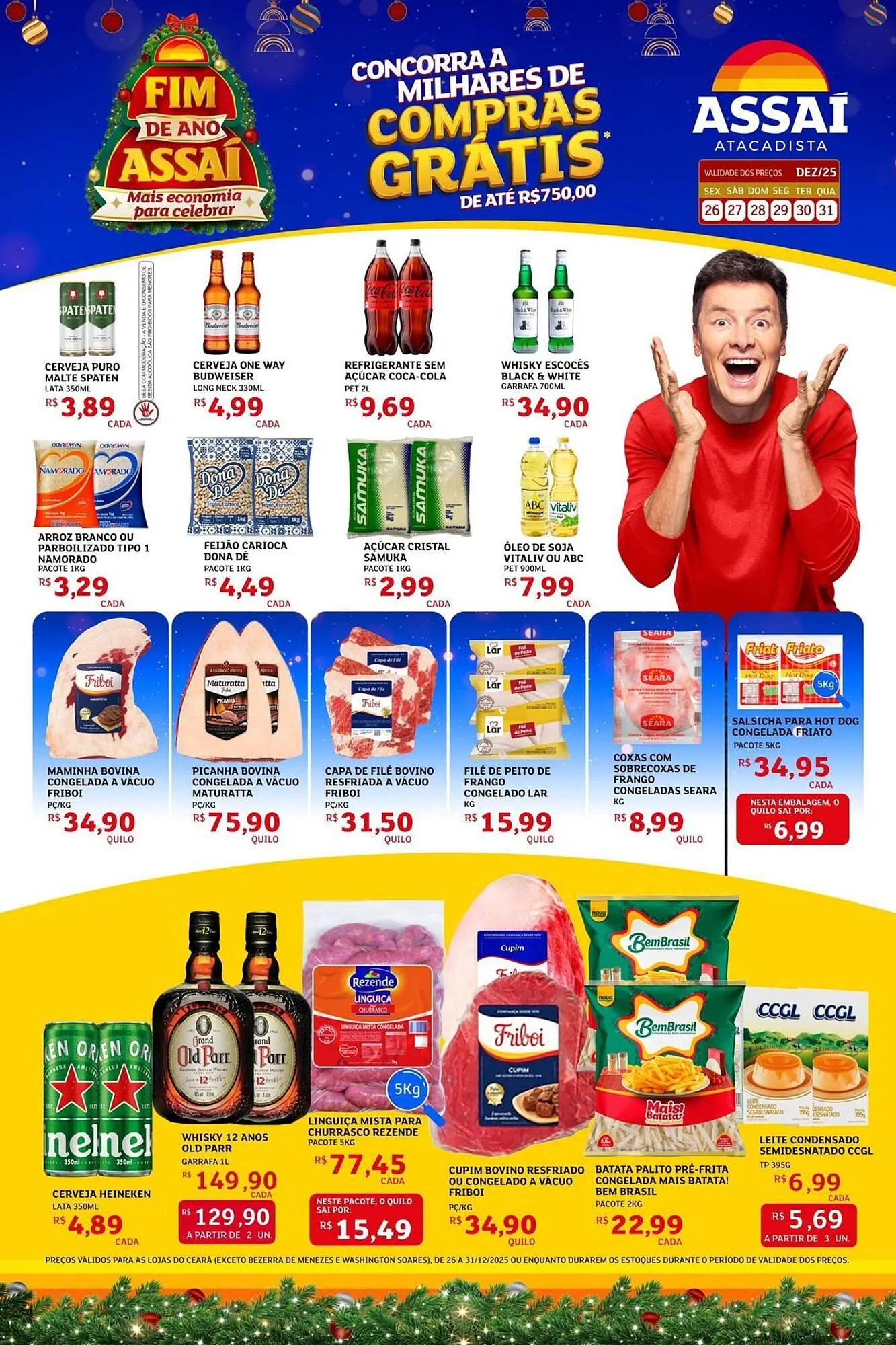Encarte de Encarte Assaí Atacadista 26 de dezembro até 31 de dezembro 2025 - Pagina 1
