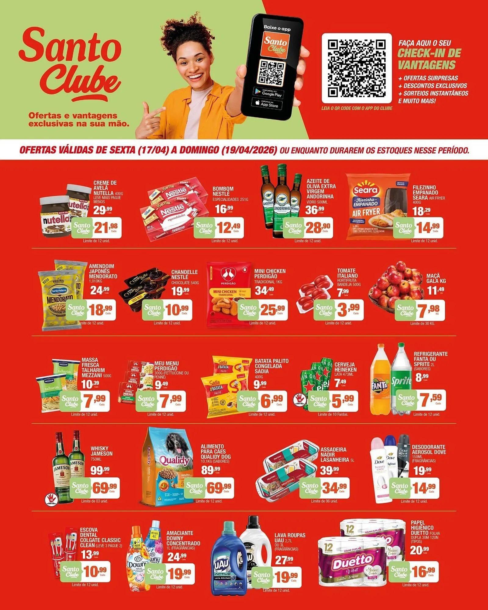 Encarte de Catálogo Santo Supermercados 15 de abril até 19 de abril 2026 - Pagina 2