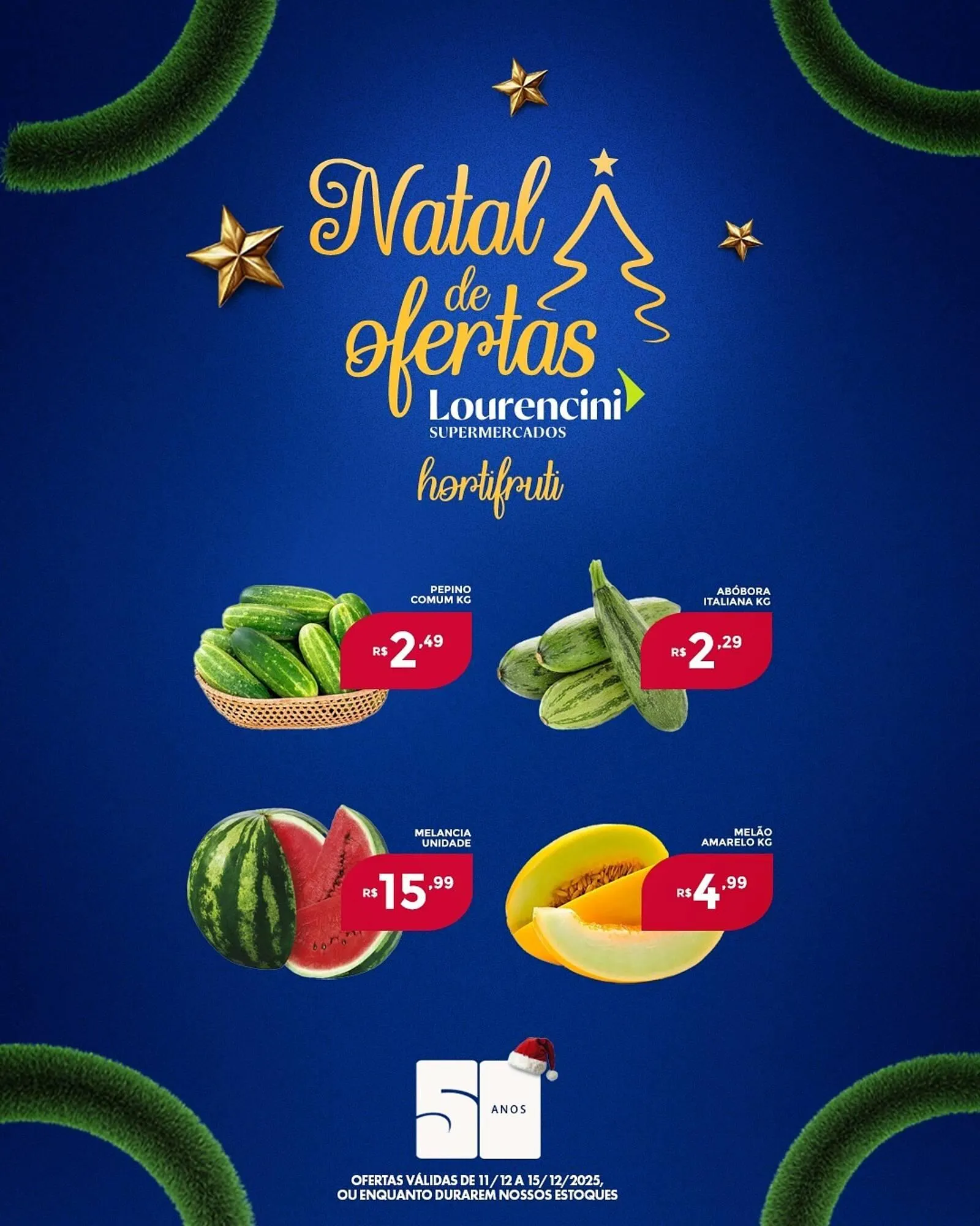 Encarte de Catálogo Lourencini Supermercados 13 de dezembro até 15 de dezembro 2025 - Pagina 2