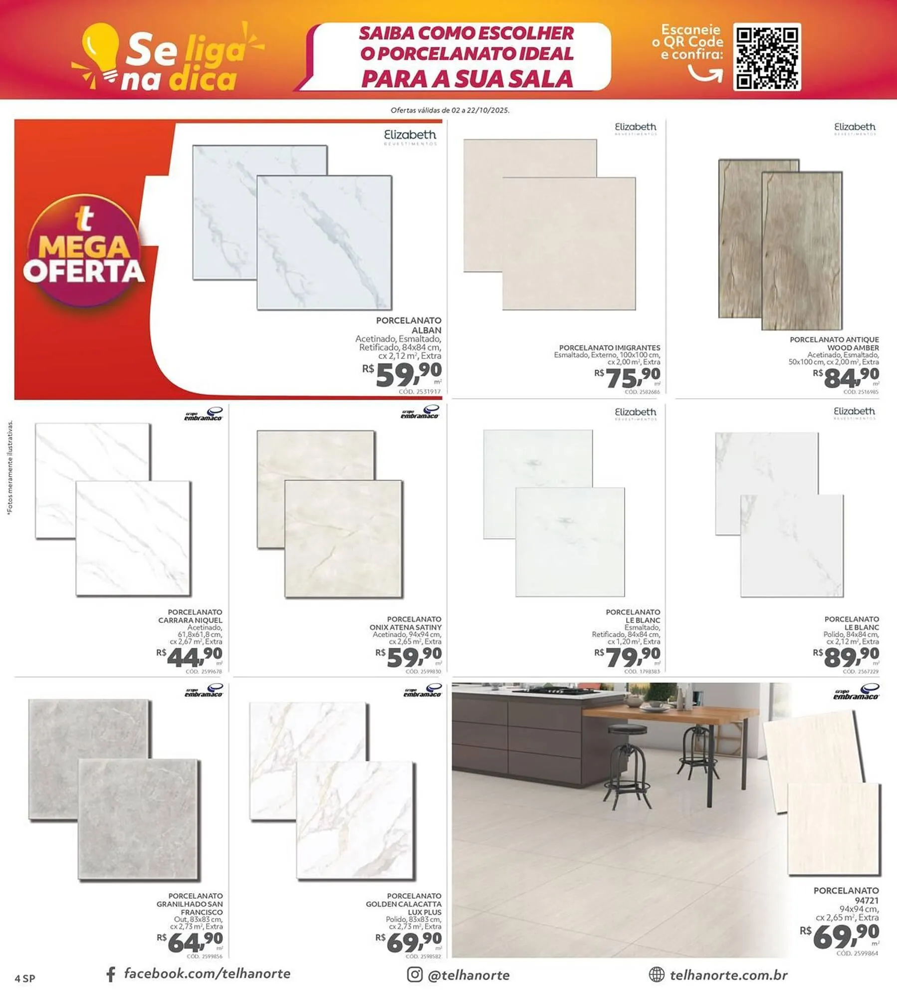 Encarte de Catálogo Telhanorte 2 de outubro até 22 de outubro 2025 - Pagina 4