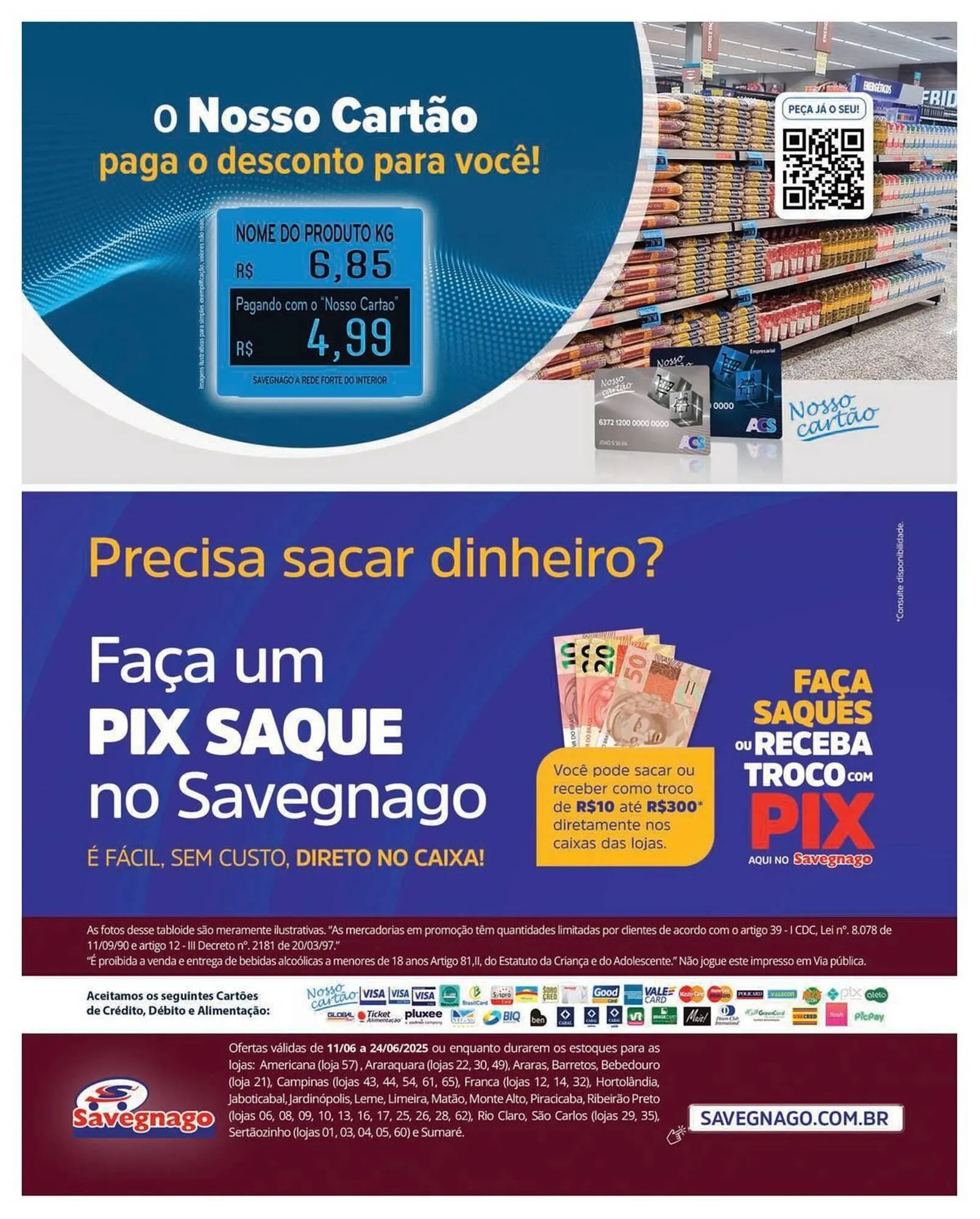 Encarte de Catálogo Supermercados Savegnago 11 de junho até 24 de junho 2025 - Pagina 16
