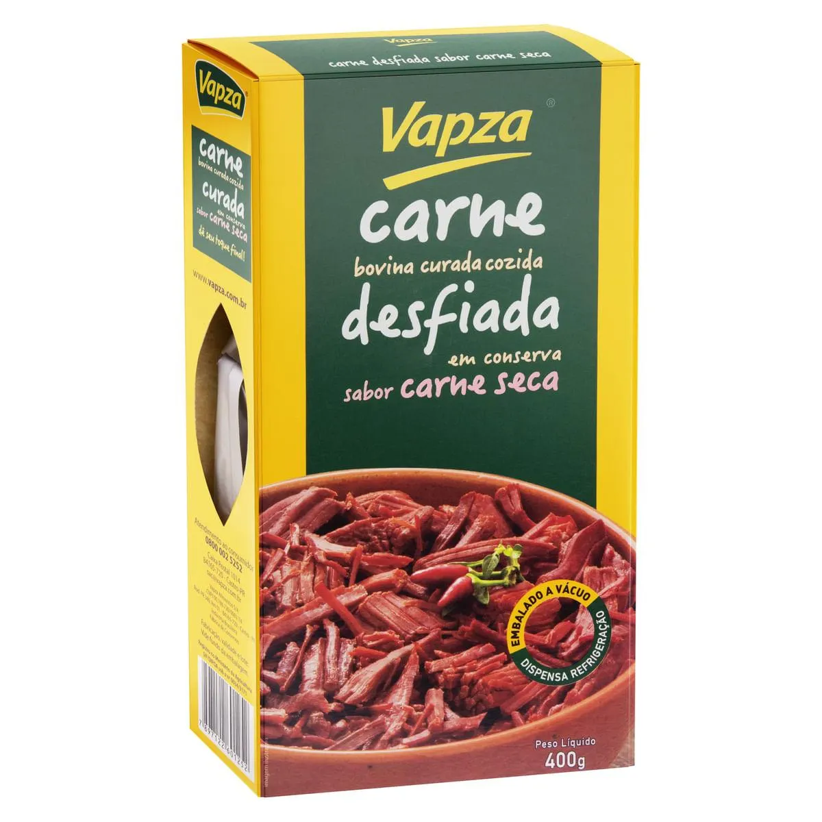 Carne Bovina Curada Vapza 400g