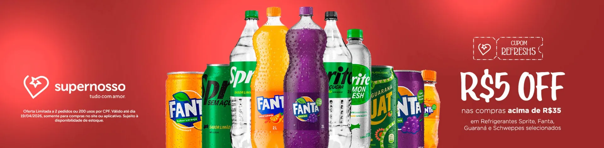 Encarte de Folheto Super Nosso 13 de abril até 19 de abril 2026 - Pagina 1