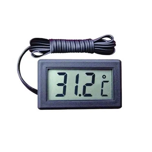 Indicador de Temperatura com Alimentação por Bateria Display LCD LR44 1,5V