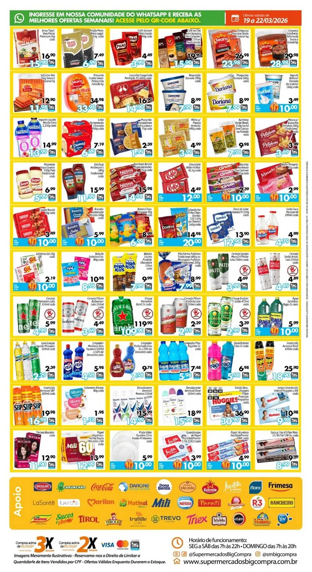 Encarte de Catálogo Supermercados Big Compra 19 de março até 22 de março 2026 - Pagina 2