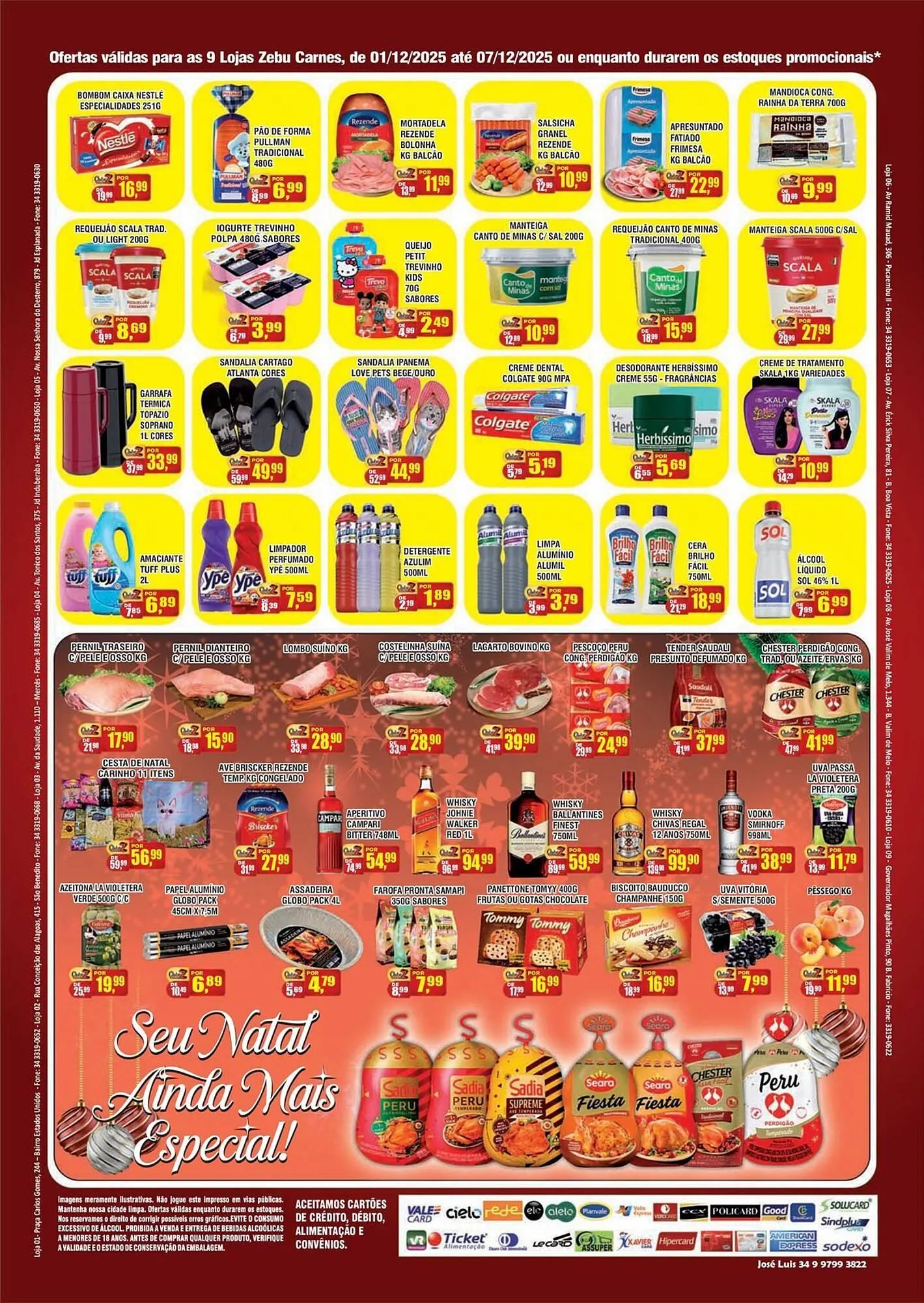 Encarte de Catálogo Zebu Carnes Supermercados 1 de dezembro até 7 de dezembro 2025 - Pagina 2