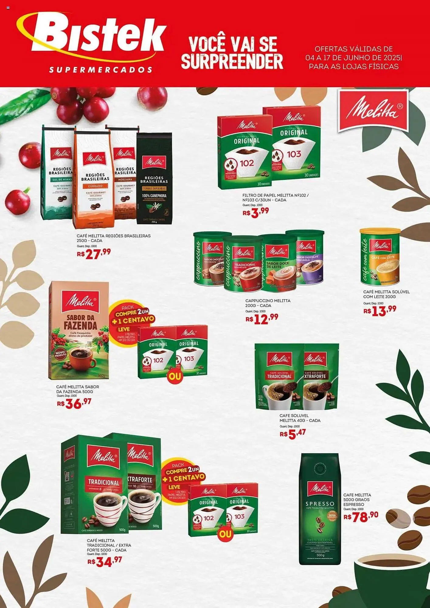 Encarte de Catálogo Bistek Supermercados 4 de junho até 17 de junho 2025 - Pagina 1