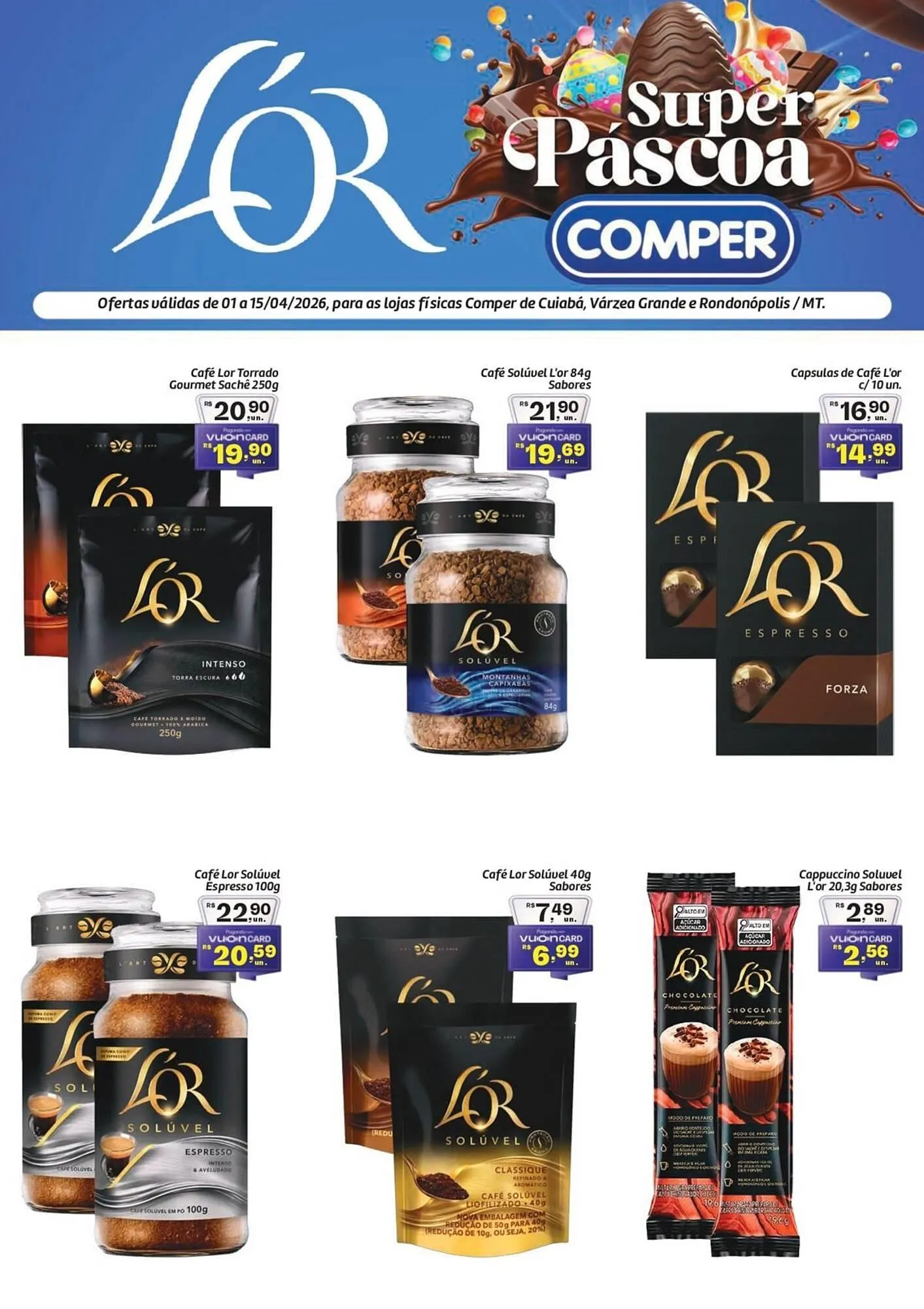 Encarte de Folheto Comper 1 de abril até 15 de abril 2026 - Pagina 1