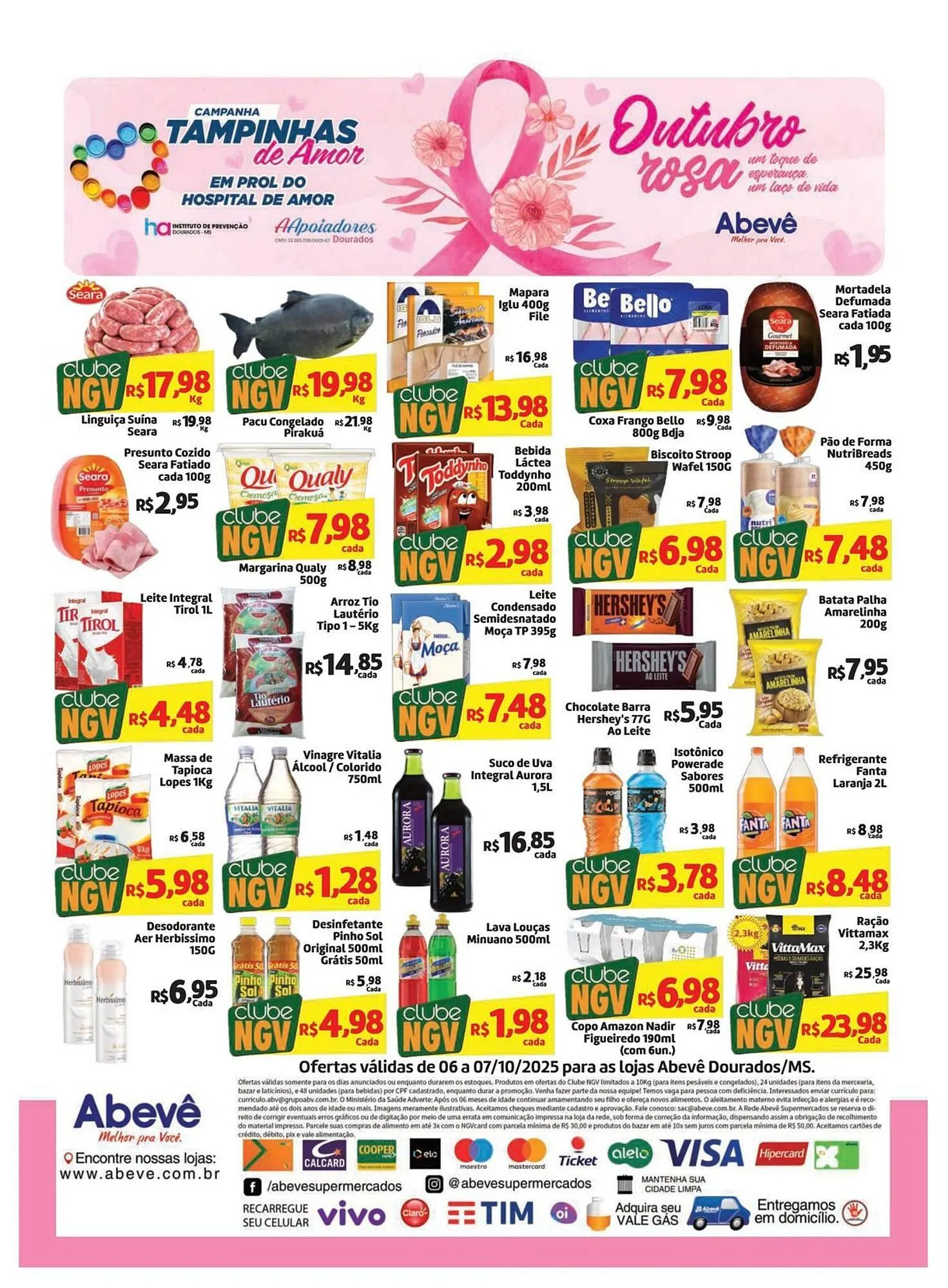 Encarte de Catálogo Abevê Supermercados 6 de outubro até 7 de outubro 2025 - Pagina 2