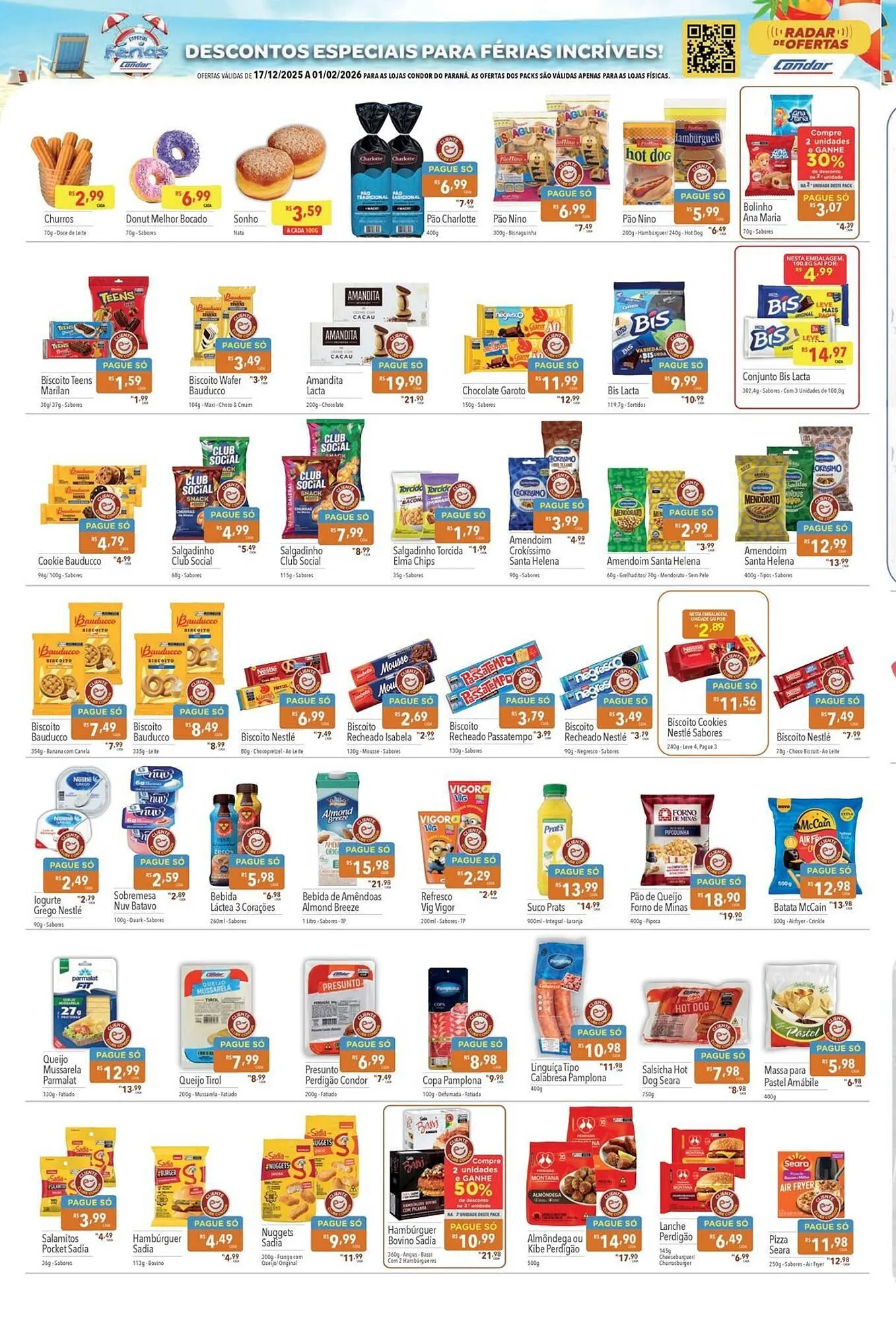 Encarte de Catálogo Supermercados Condor 17 de dezembro até 1 de fevereiro 2026 - Pagina 2
