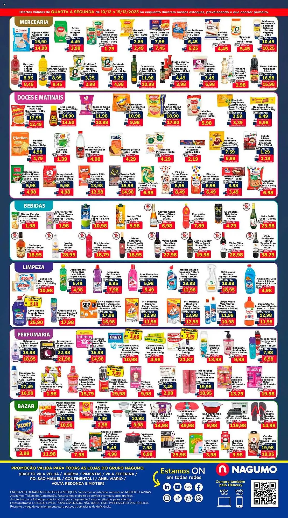 Encarte de Folheto Nagumo 10 de dezembro até 15 de dezembro 2025 - Pagina 2