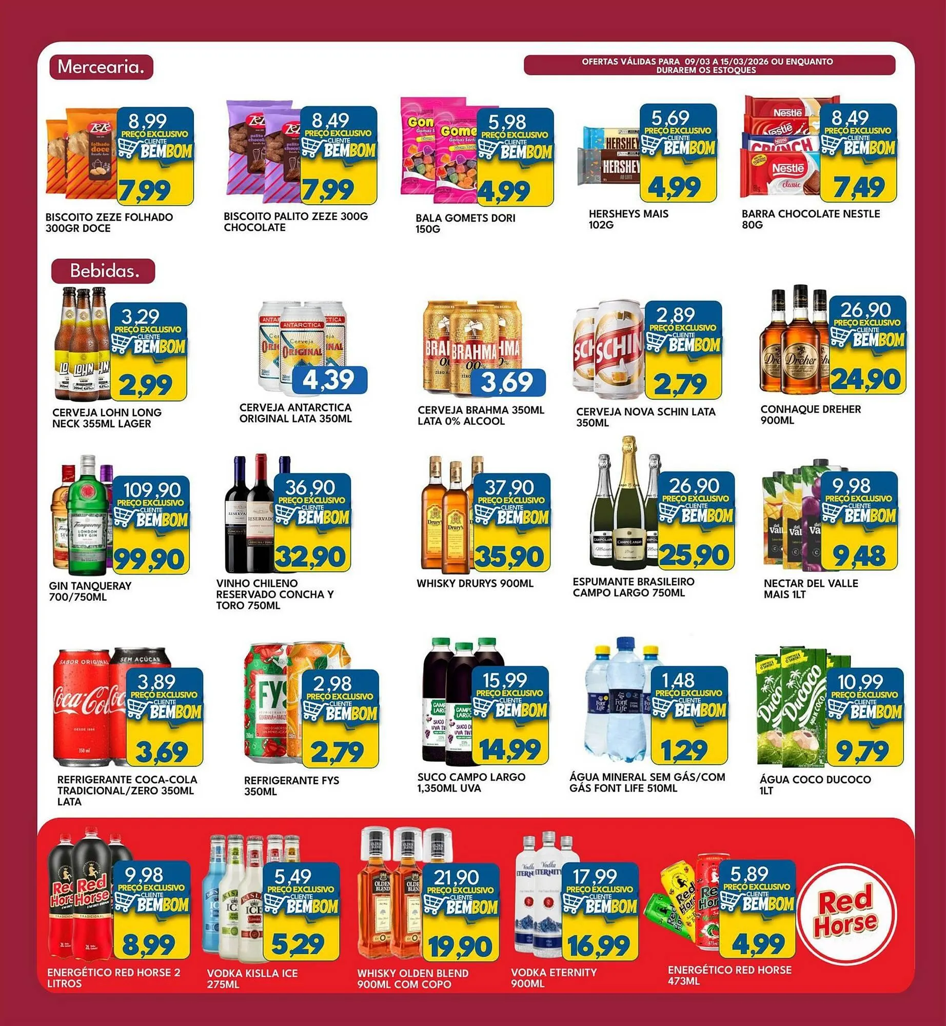 Encarte de Catálogo Rancho Bom Supermercados 9 de março até 15 de março 2026 - Pagina 6