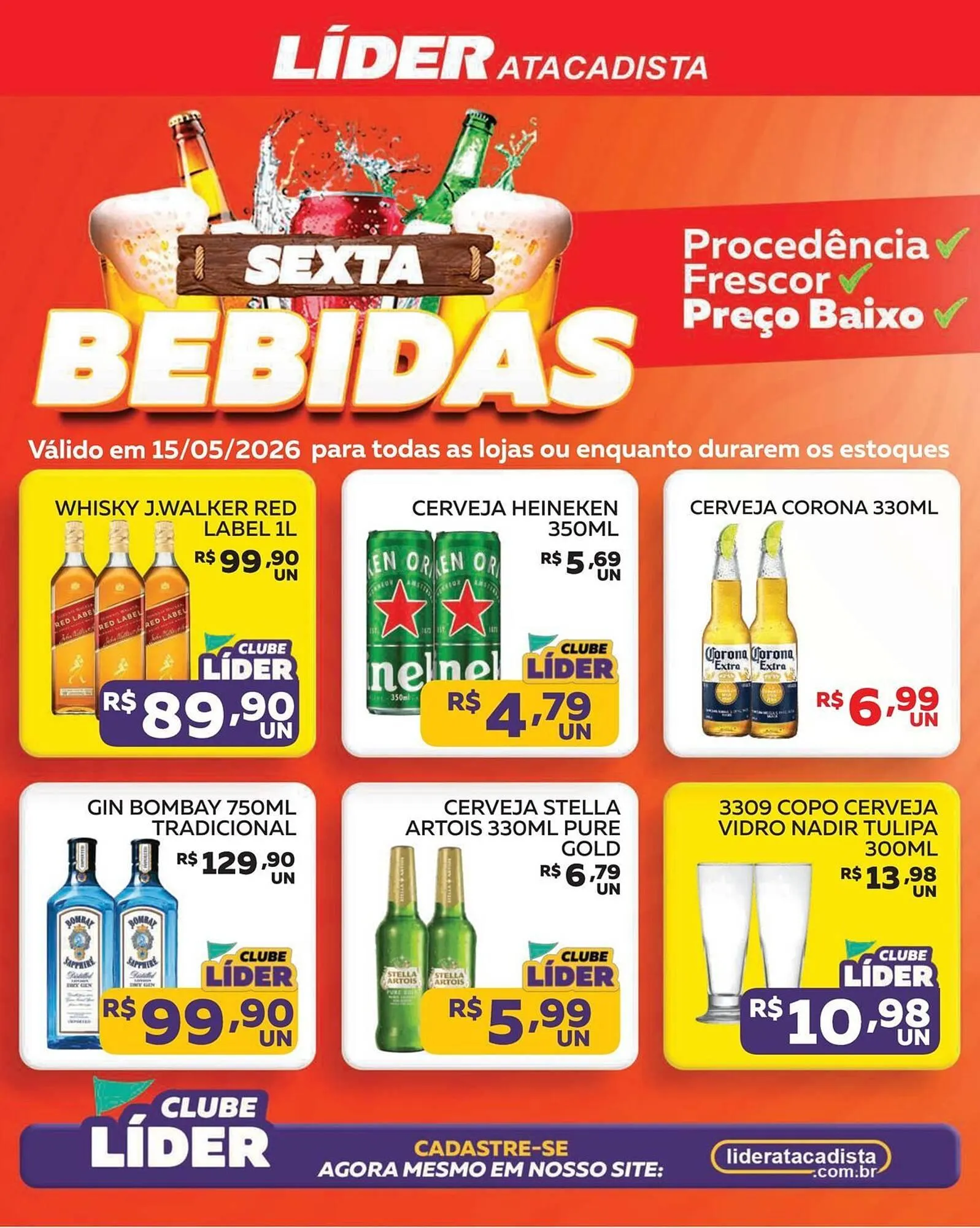 Encarte de Encarte Lider Atacadista 15 de maio até 15 de maio 2026 - Pagina 1