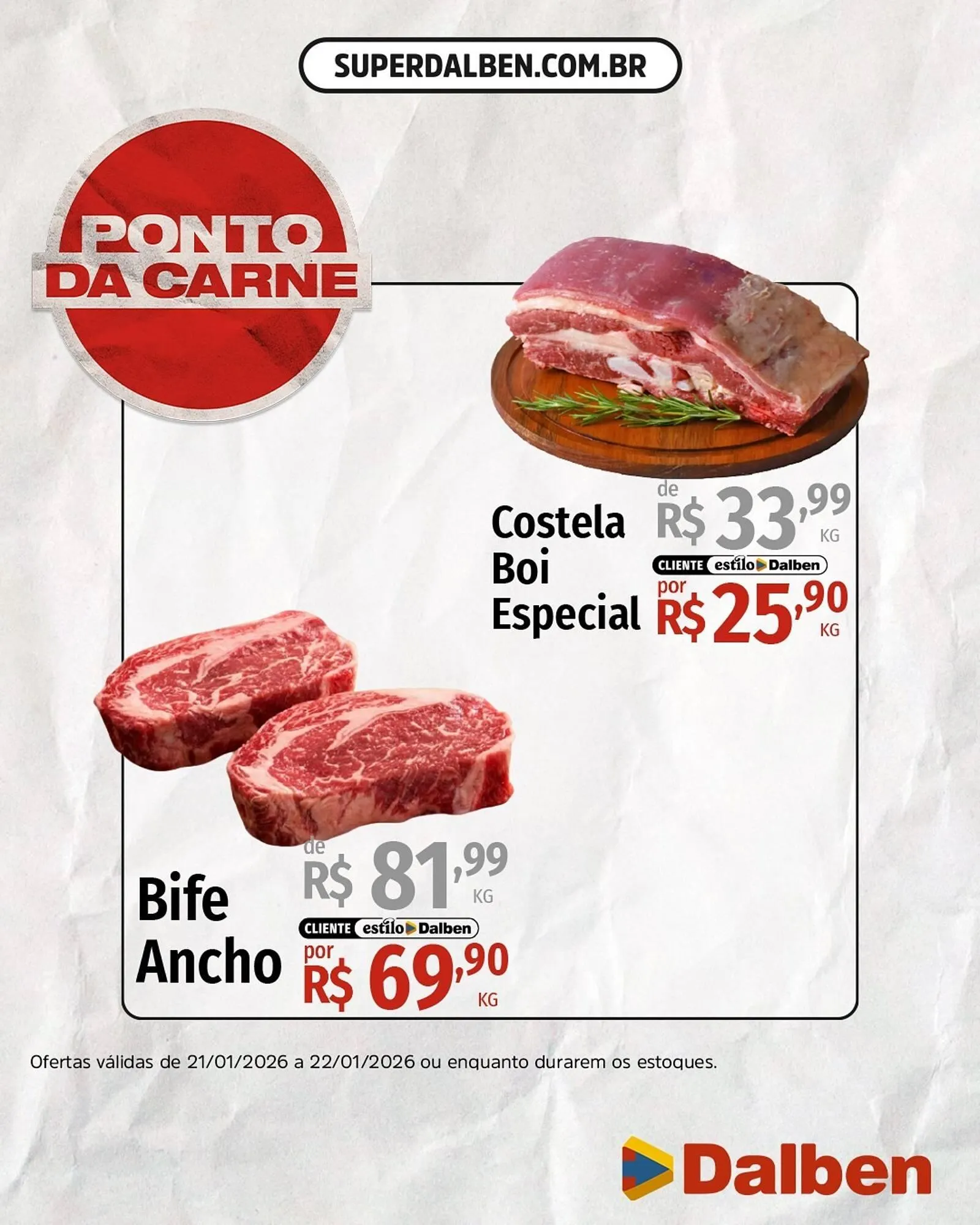 Encarte de Catálogo Supermercado Dalben 21 de janeiro até 22 de janeiro 2026 - Pagina 2