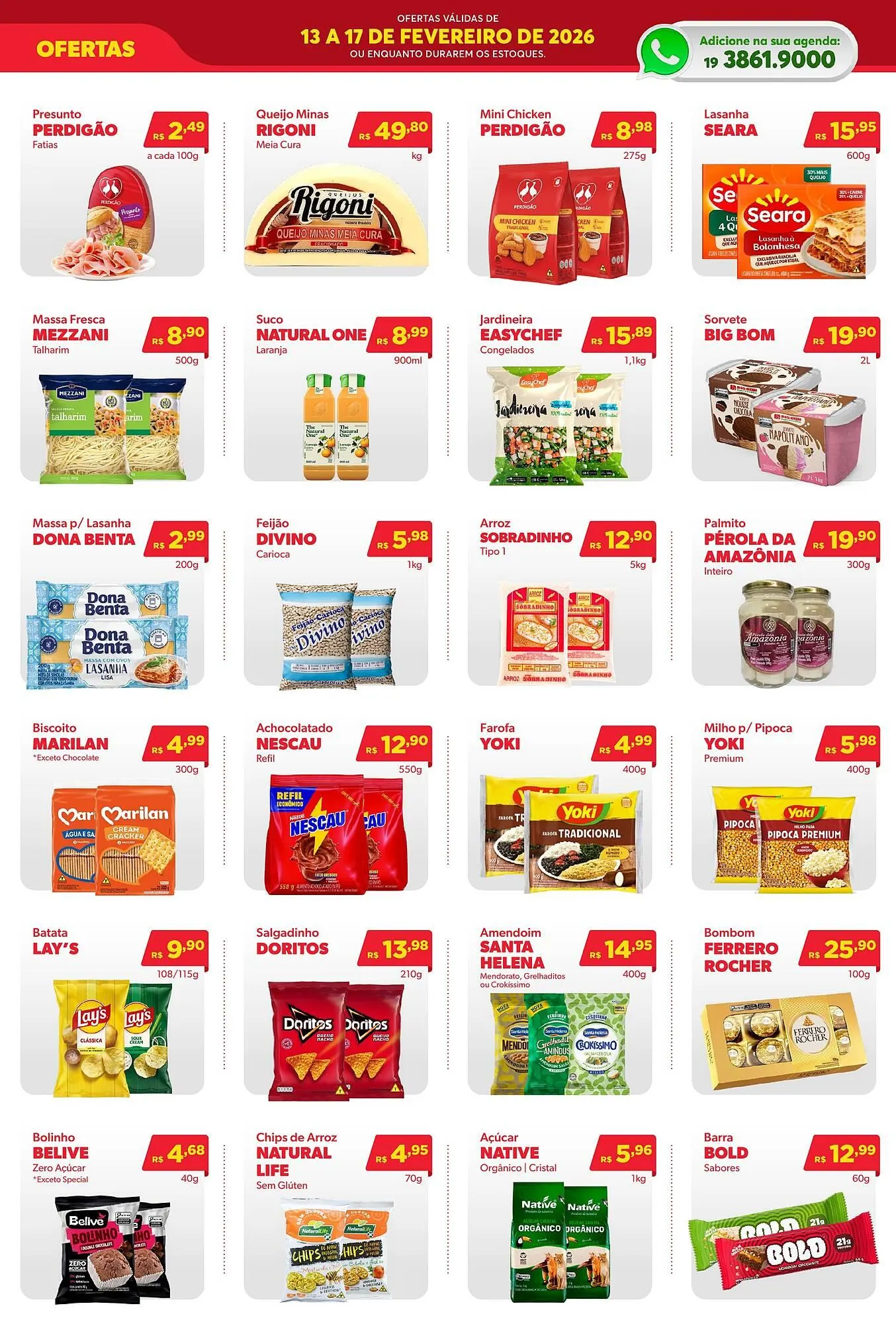 Encarte de Catálogo Big Bom Supermercados 13 de fevereiro até 17 de fevereiro 2026 - Pagina 3