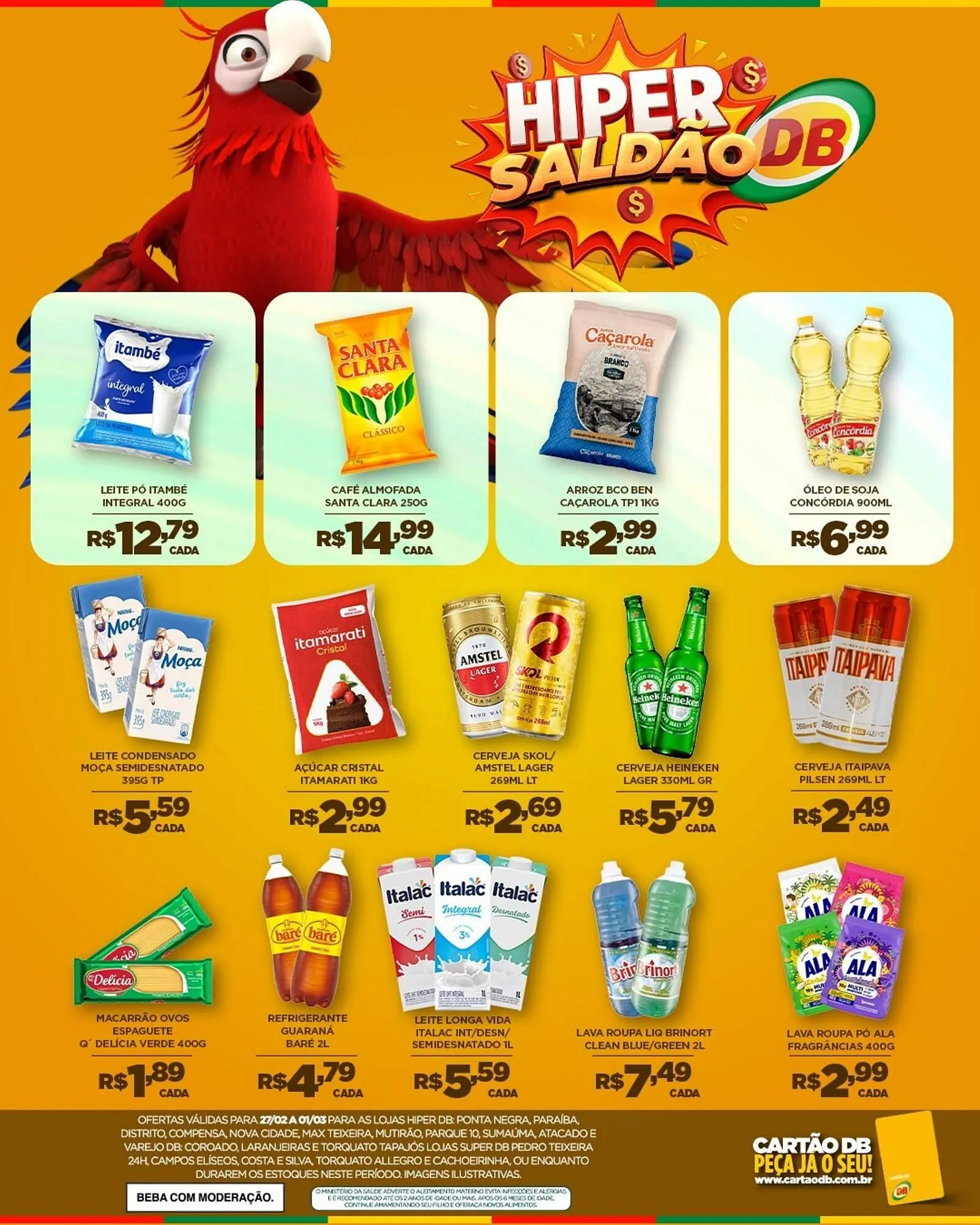 Encarte de Catálogo DB Supermercados 27 de fevereiro até 1 de março 2026 - Pagina 2