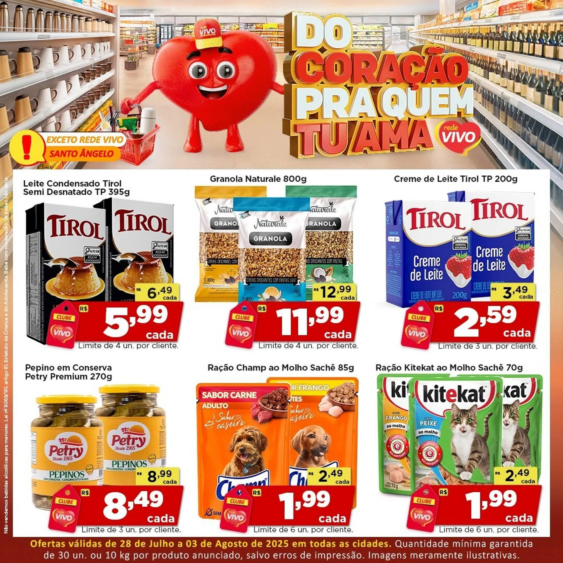 Encarte de Catálogo Rede Vivo 28 de julho até 3 de agosto 2025 - Pagina 2