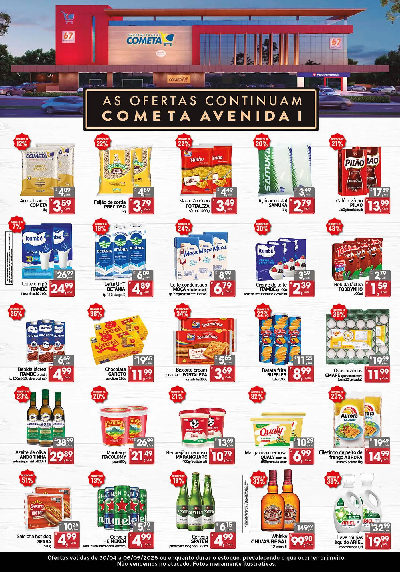 Encarte de Encarte Cometa Supermercados 30 de abril até 6 de maio 2026 - Pagina 1