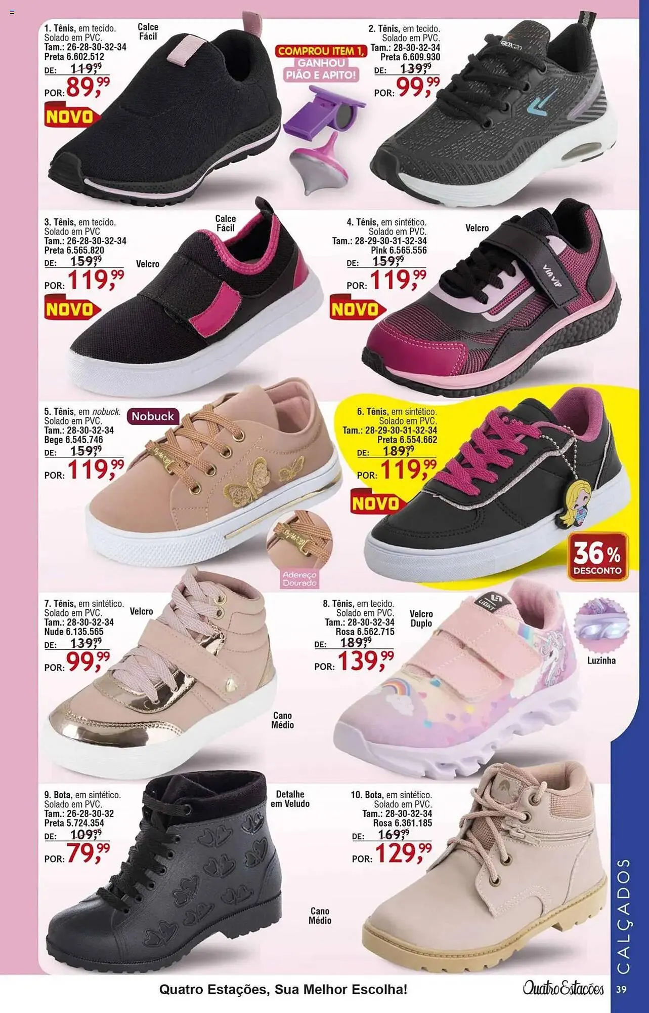 Encarte de Catálogo Quatro Estações 14 de abril até 31 de julho 2025 - Pagina 35