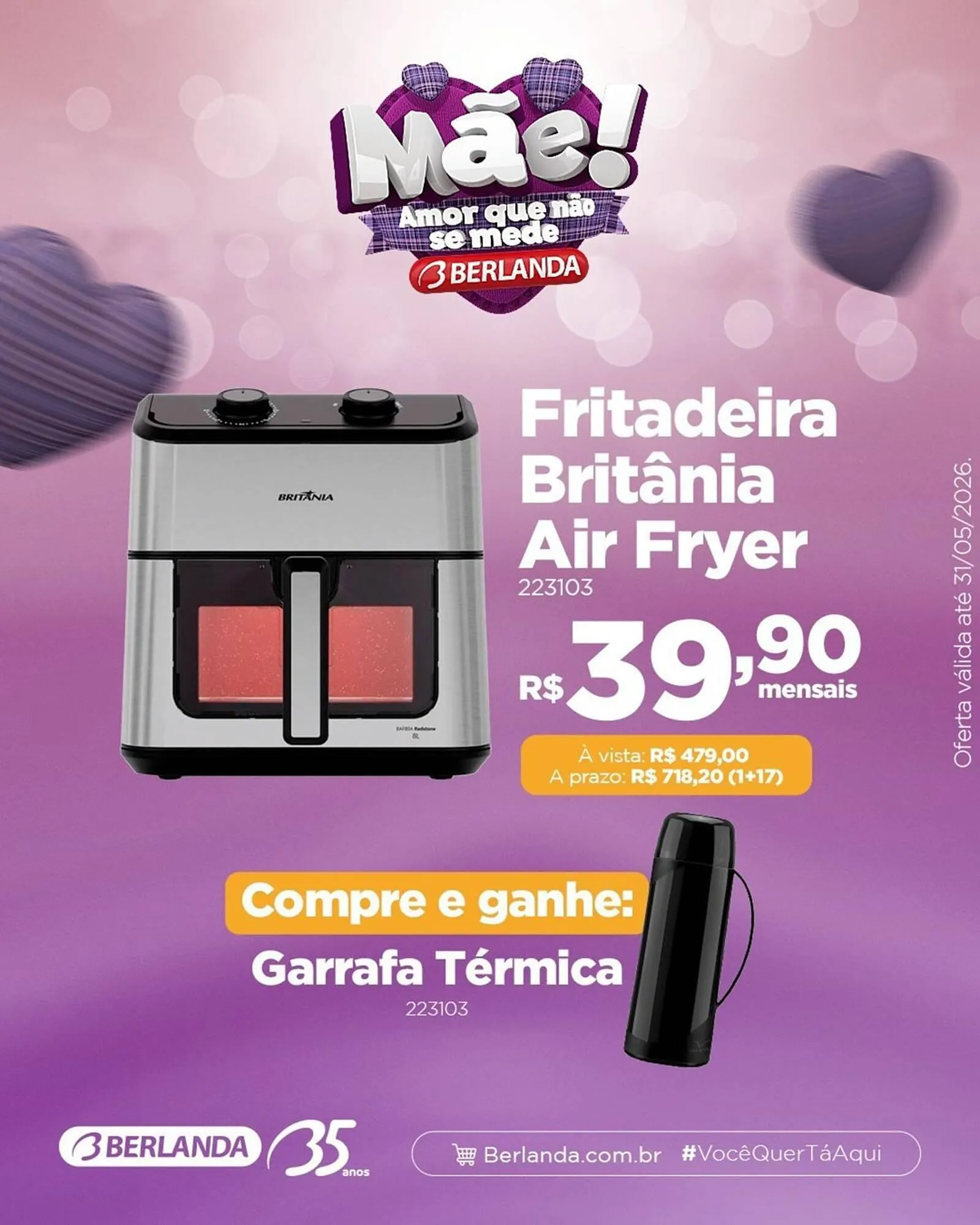 Encarte de Catálogo Berlanda 8 de maio até 31 de maio 2026 - Pagina 1