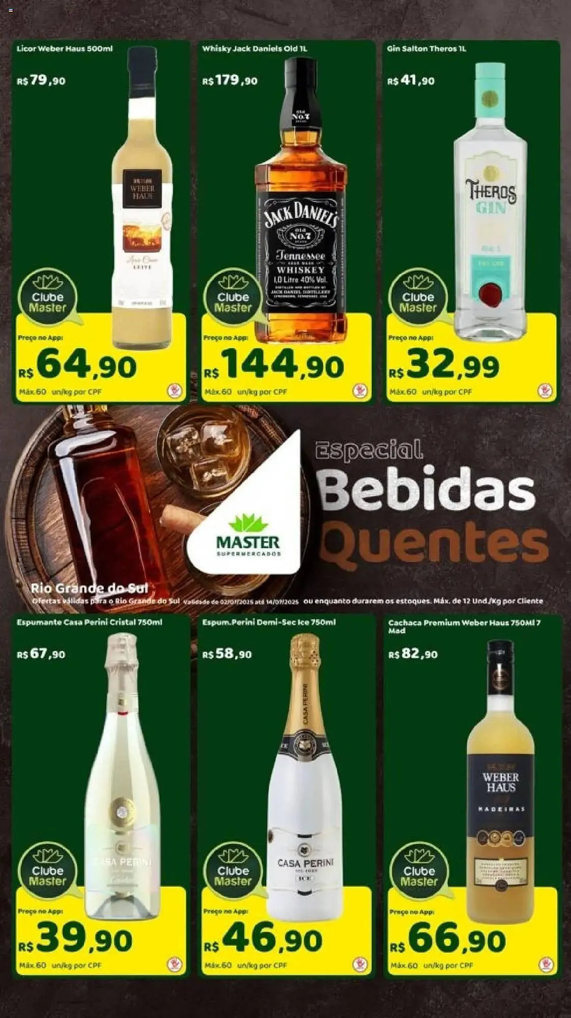 Encarte de Catálogo Master Supermercados 2 de julho até 15 de outubro 2025 - Pagina 1