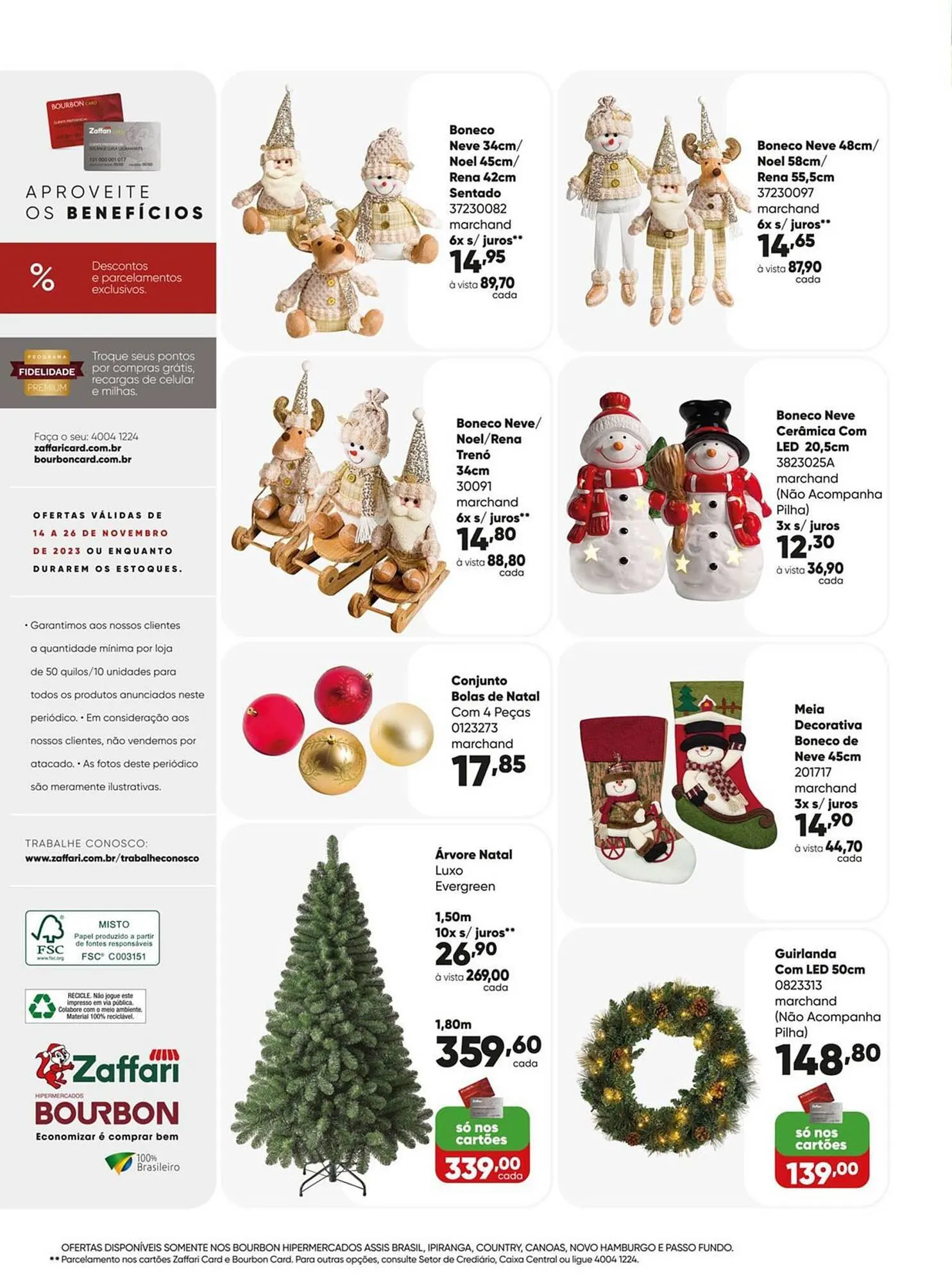 Encarte de Catálogo Zaffari 21 de novembro até 26 de novembro 2023 - Pagina 22