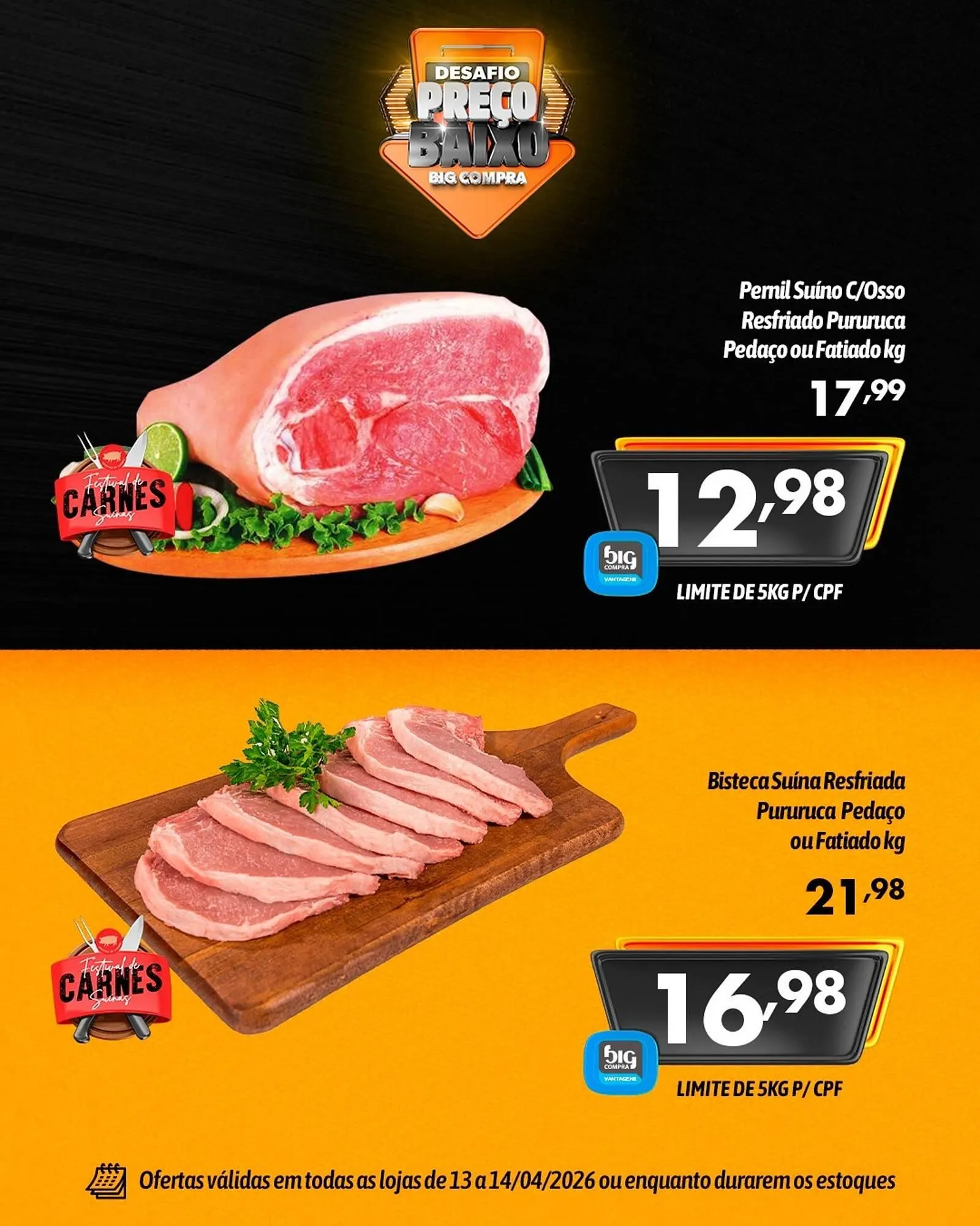 Encarte de Catálogo Supermercados Big Compra 13 de abril até 14 de abril 2026 - Pagina 3