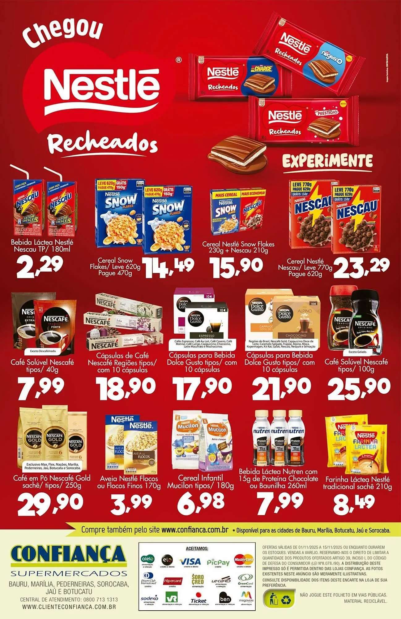 Encarte de Catálogo Confiança Supermercados 4 de novembro até 15 de novembro 2025 - Pagina 2