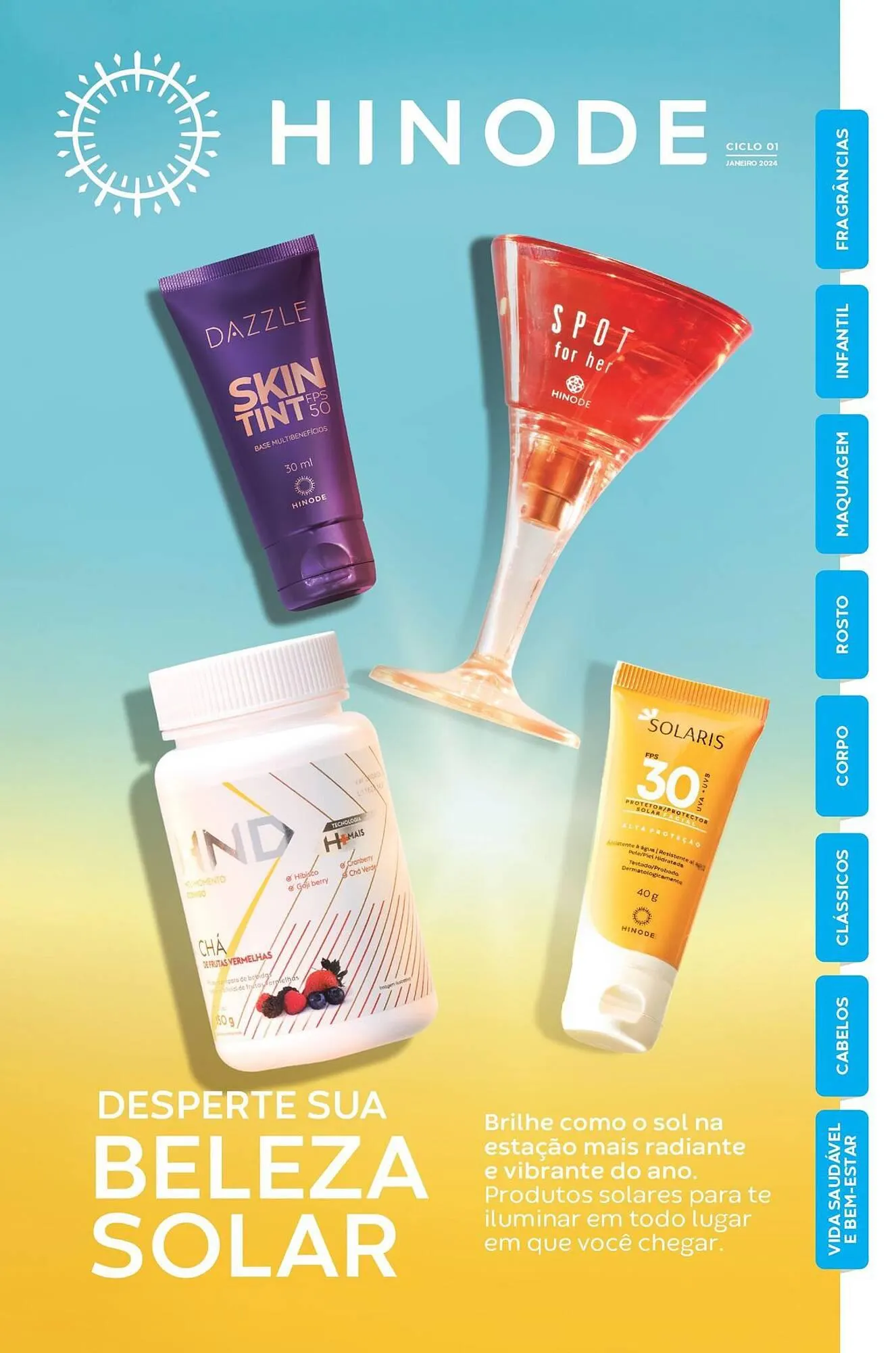 Encarte de Catálogo Hinode 3 de janeiro até 31 de janeiro 2024 - Pagina 1