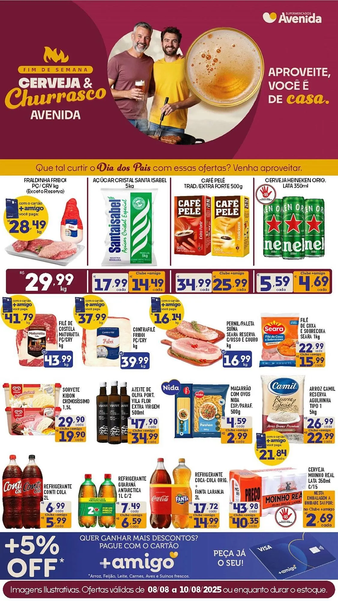 Encarte de Catálogo Supermercados Avenida 8 de agosto até 10 de agosto 2025 - Pagina 9