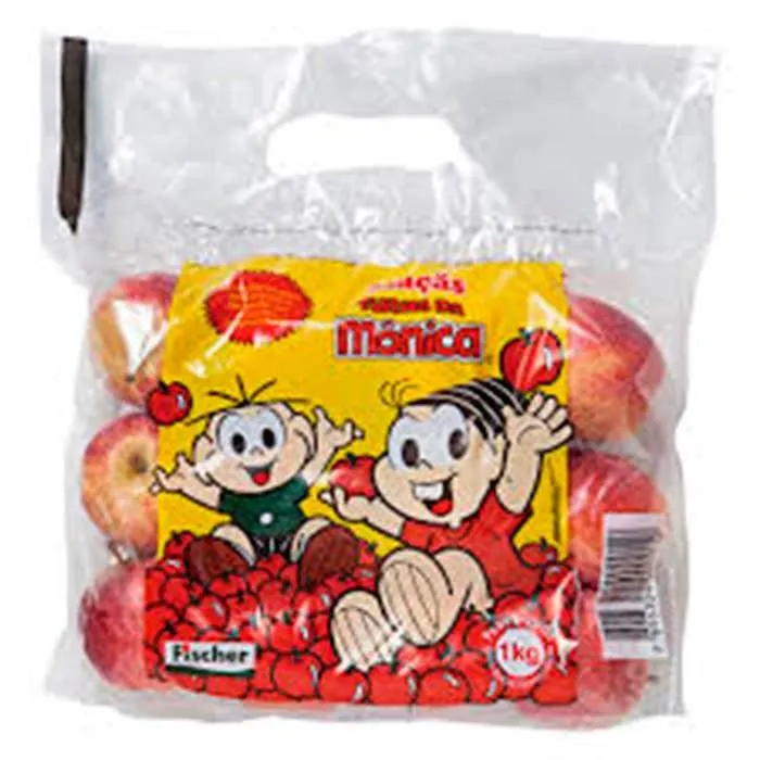 Maçã Turma Da Monica Primalta Pacote 1kg