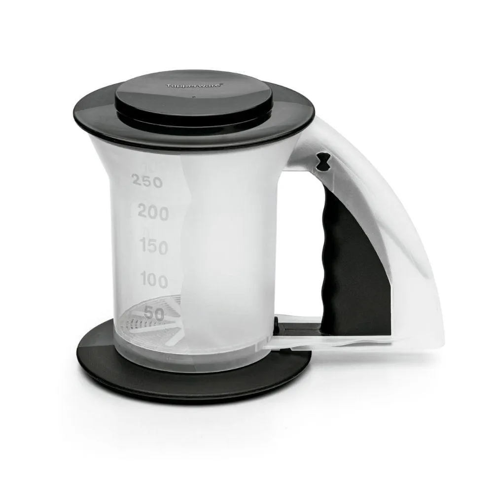 Polvilhador Tapioca Farinha Açúcar Tupperware 250g Preto