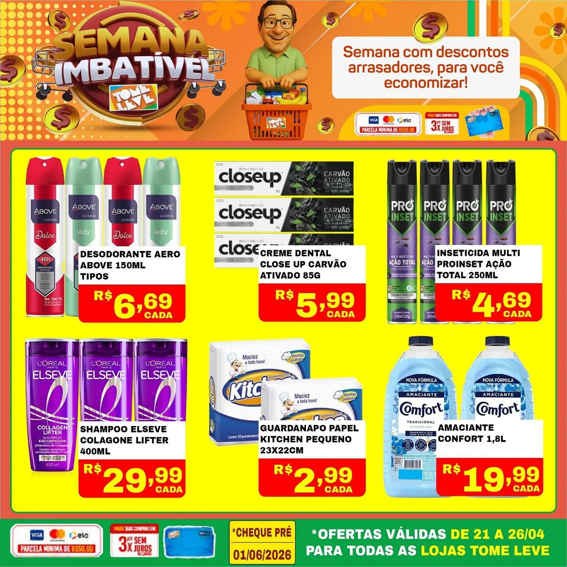 Encarte de Catálogo Tome Leve 21 de abril até 26 de abril 2026 - Pagina 3
