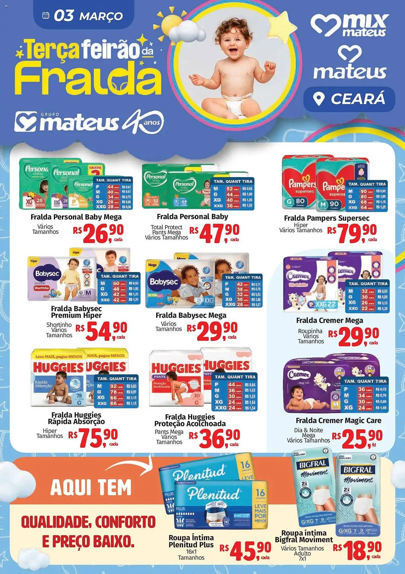 Encarte de Catálogo Supermercados Mateus 3 de março até 3 de março 2026 - Pagina 1