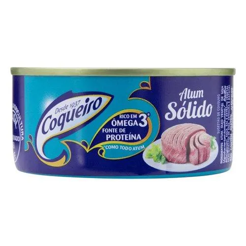 Atum Coqueiro Sólido 120g