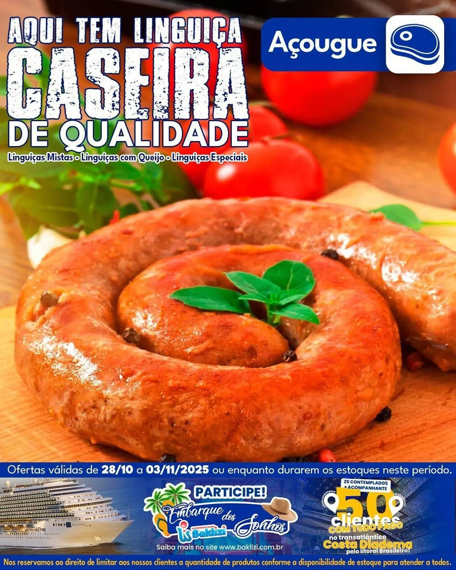 Encarte de Catálogo Supermercados Baklizi 29 de outubro até 4 de novembro 2025 - Pagina 4