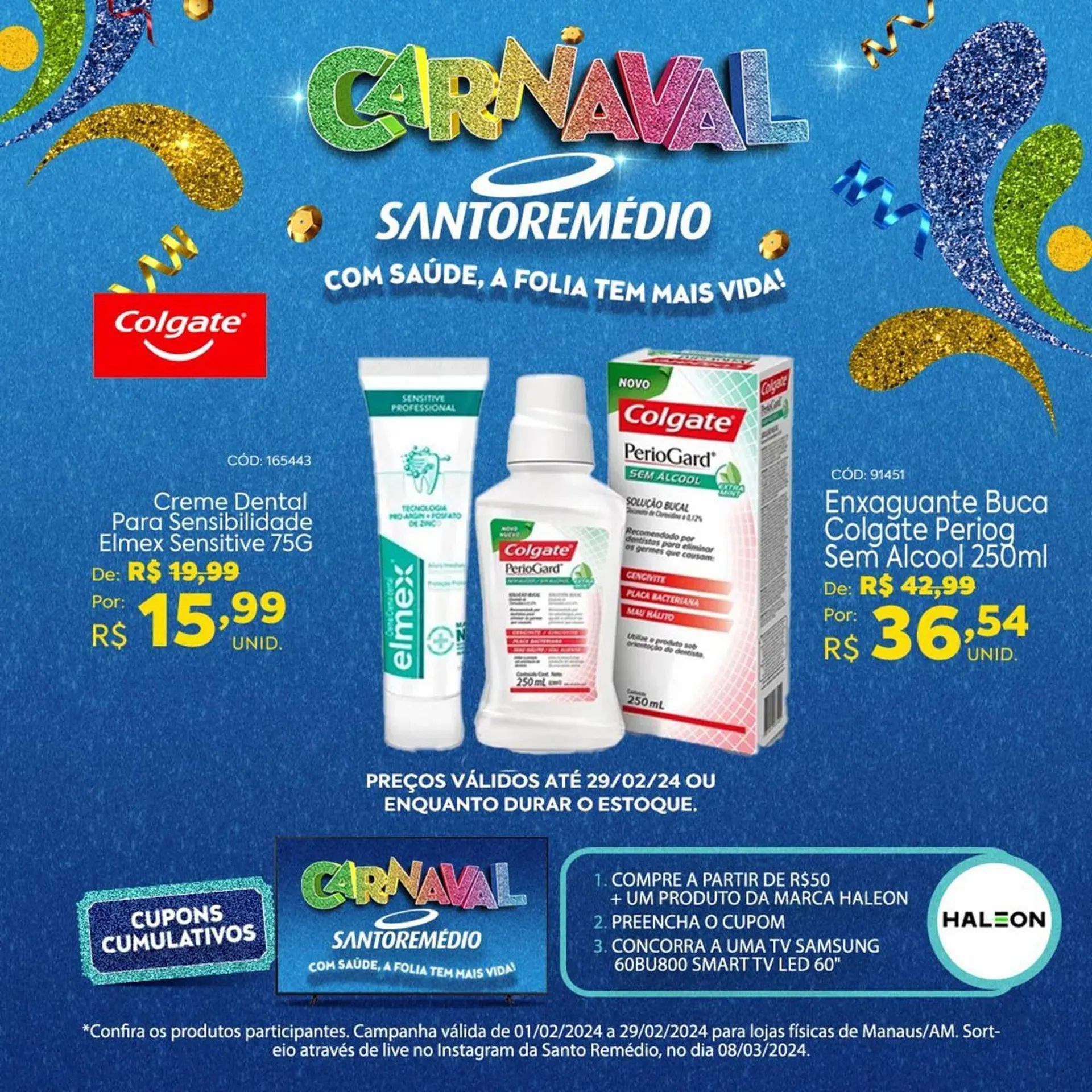 Encarte de Catálogo Drogarias Santo Remédio 7 de fevereiro até 29 de fevereiro 2024 - Pagina 1