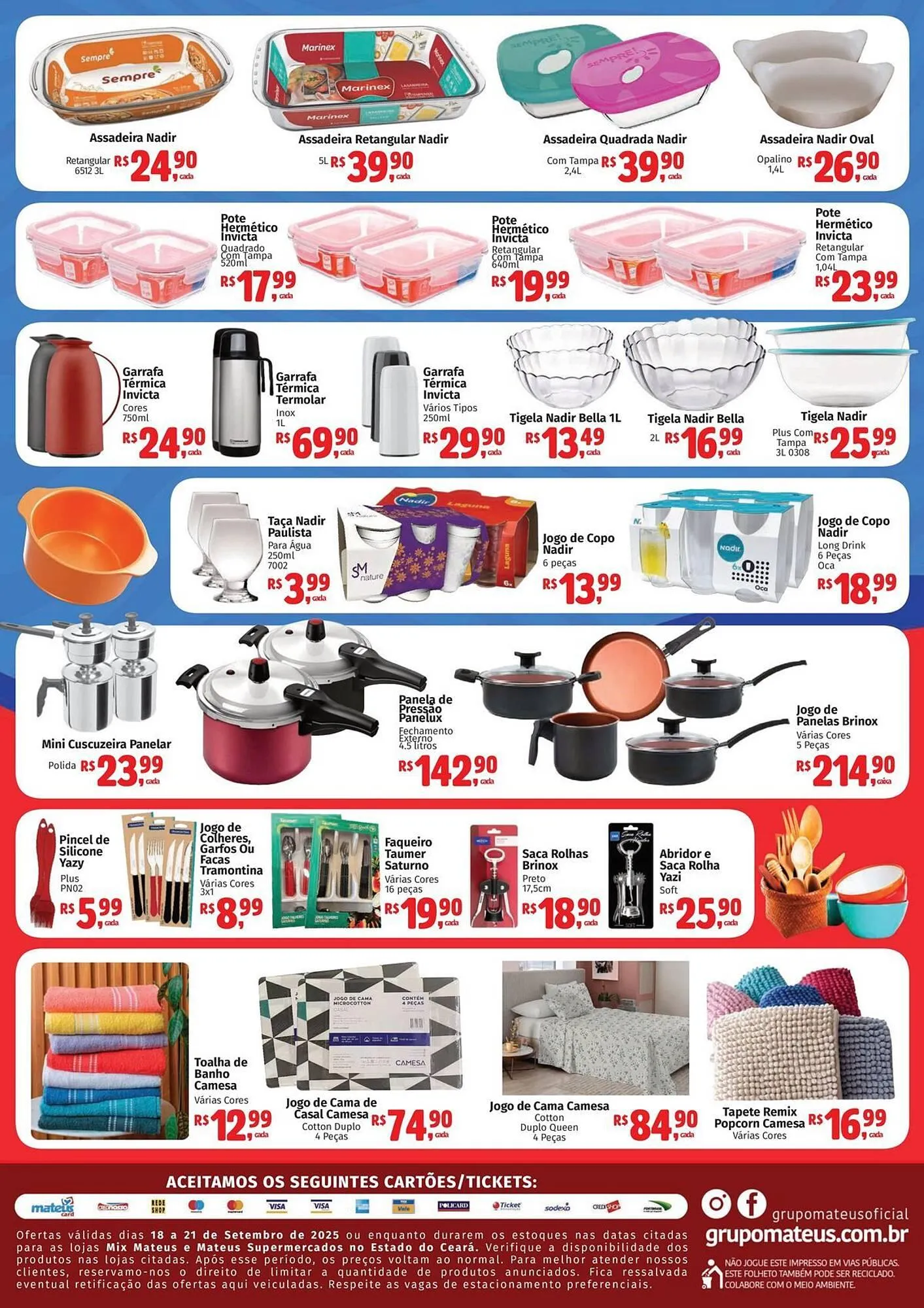 Encarte de Catálogo Supermercados Mateus 18 de setembro até 21 de setembro 2025 - Pagina 2